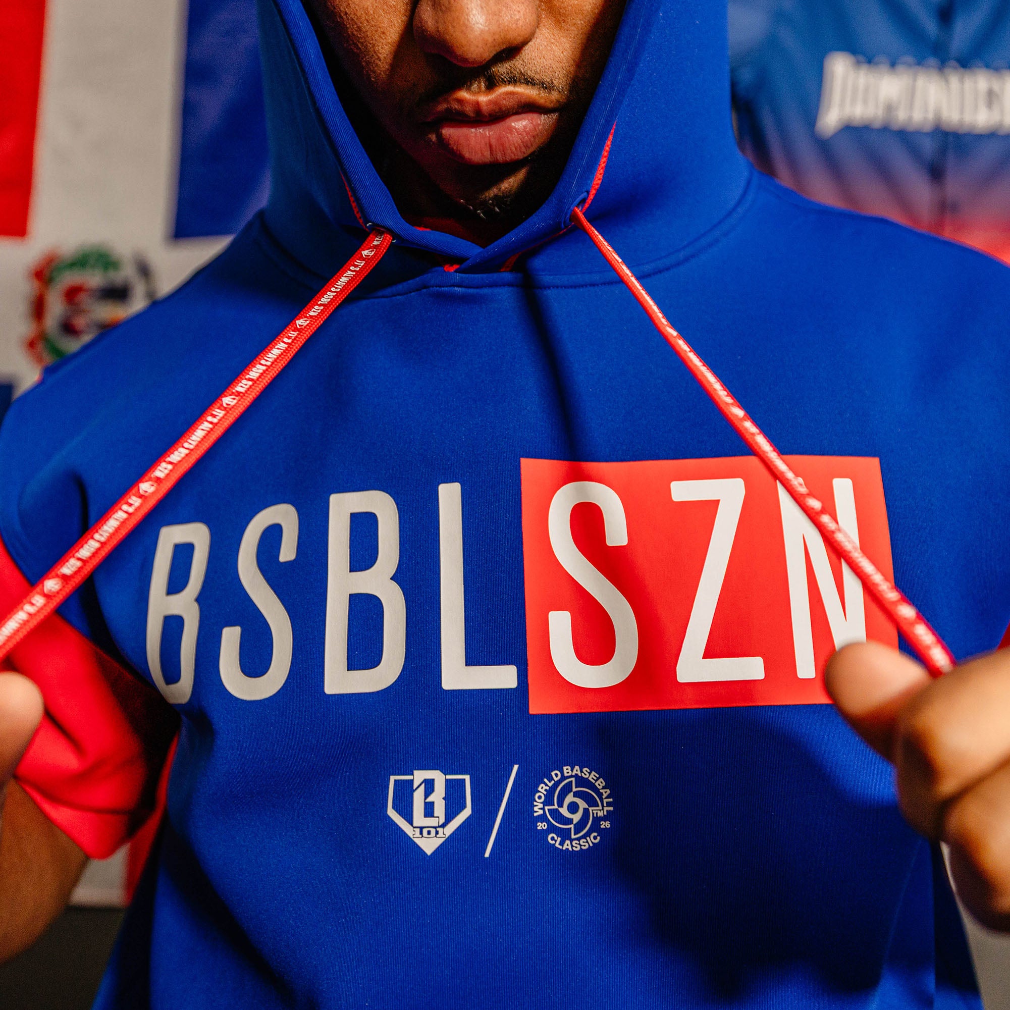 BSBL-SZN Short Sleeve Hoodie V3 - Dominican Republic - Image 5