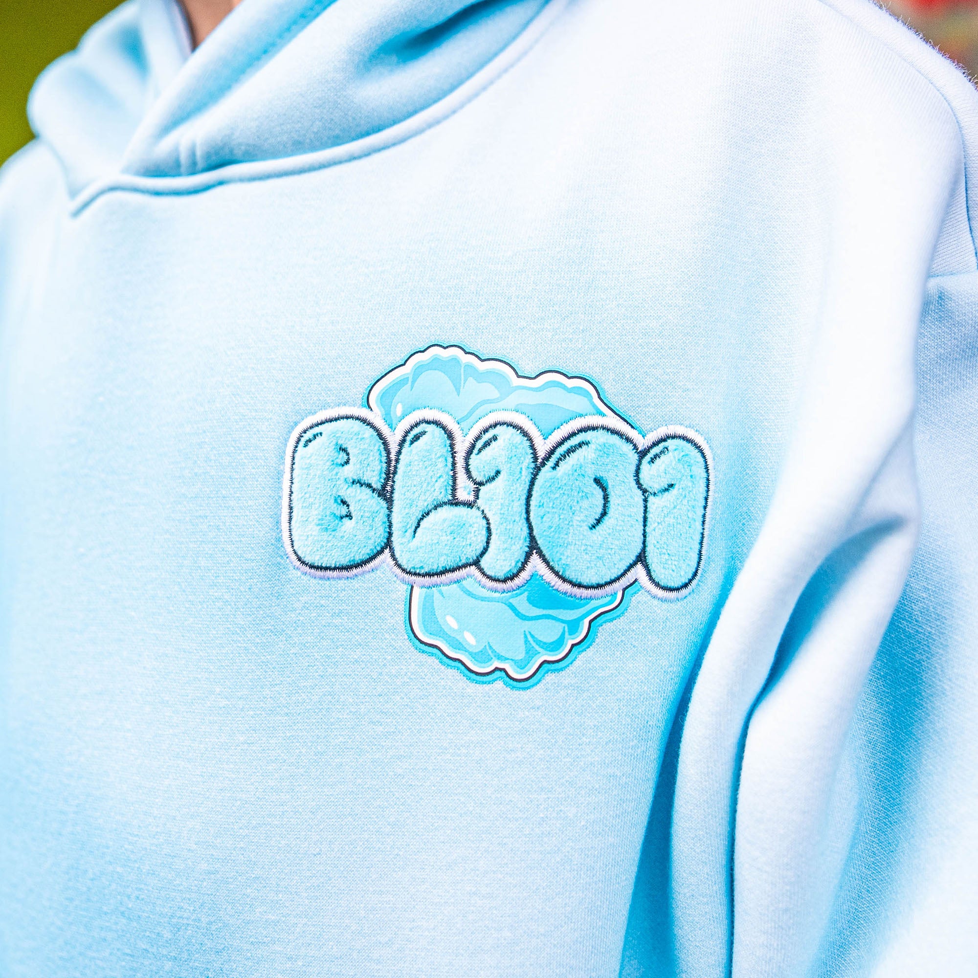 Cotton Candy Hoodie - Blueberry - Image 4