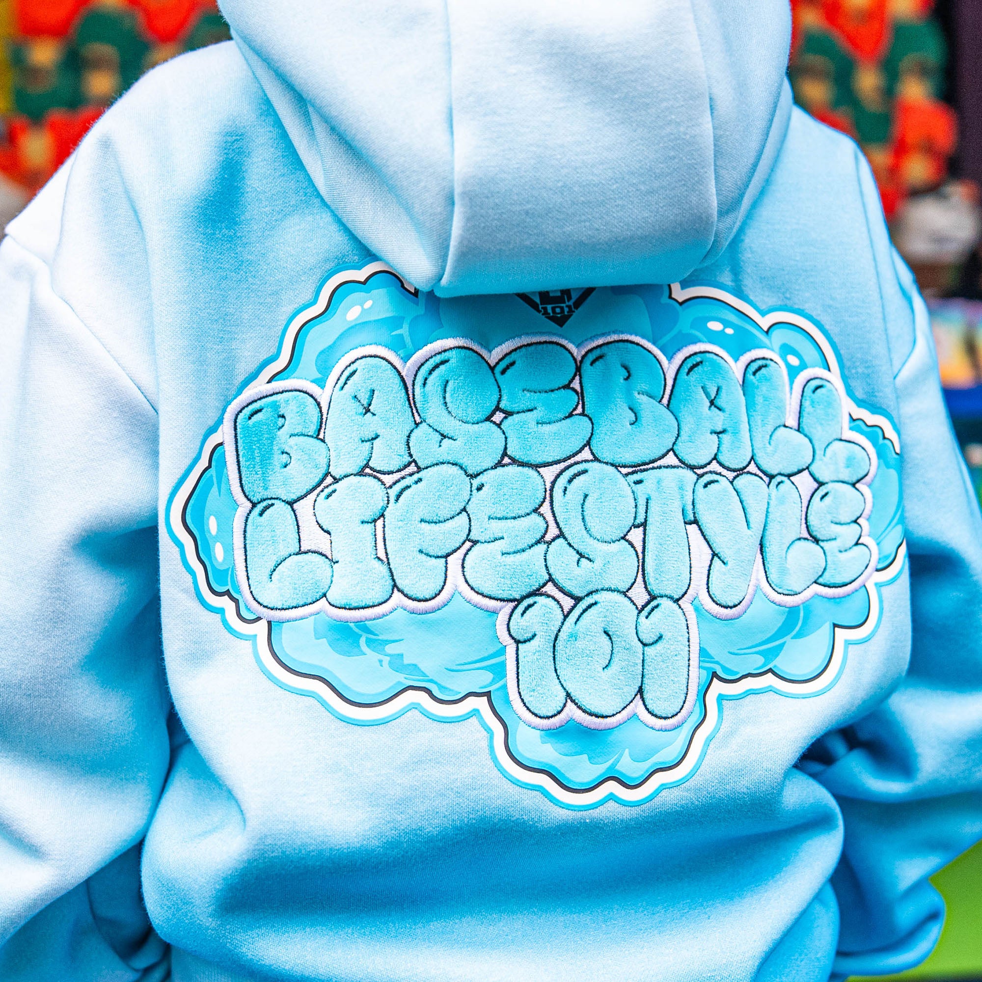 Cotton Candy Hoodie - Blueberry - Image 3