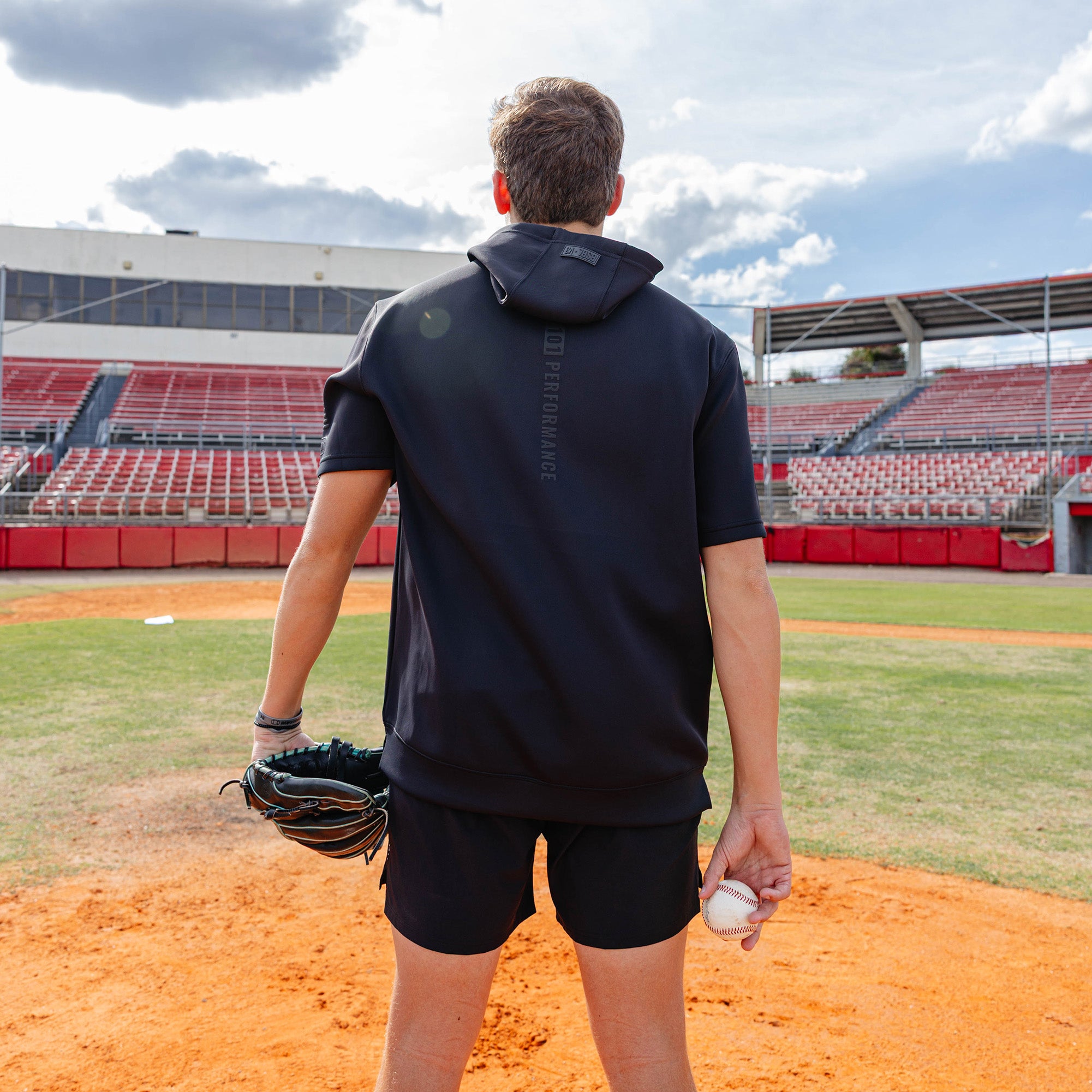 BSBL-SZN Short Sleeve Hoodie V3 - Blackout - Image 6