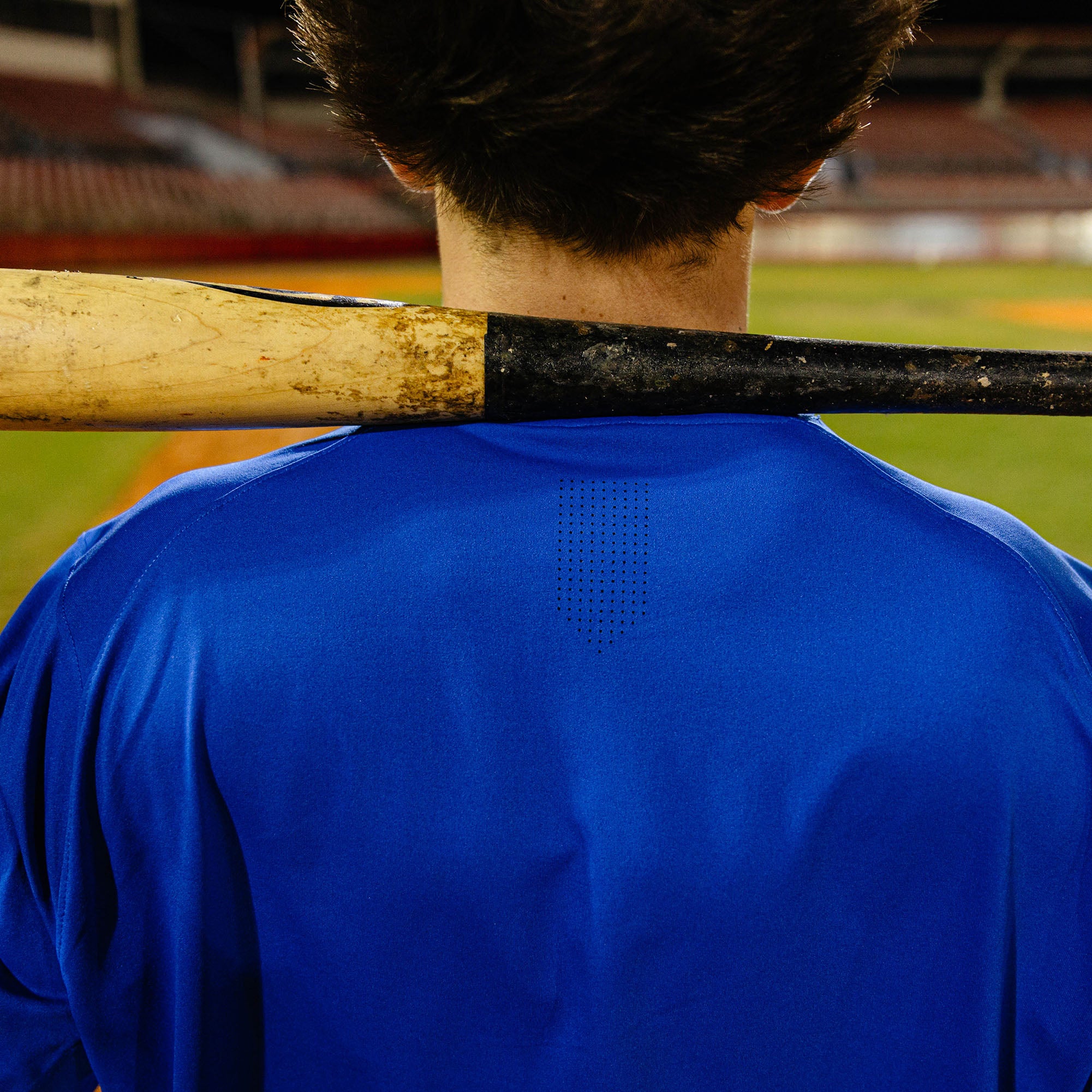 Diamond Tech Vented Tee - Royal Blue - Image 6
