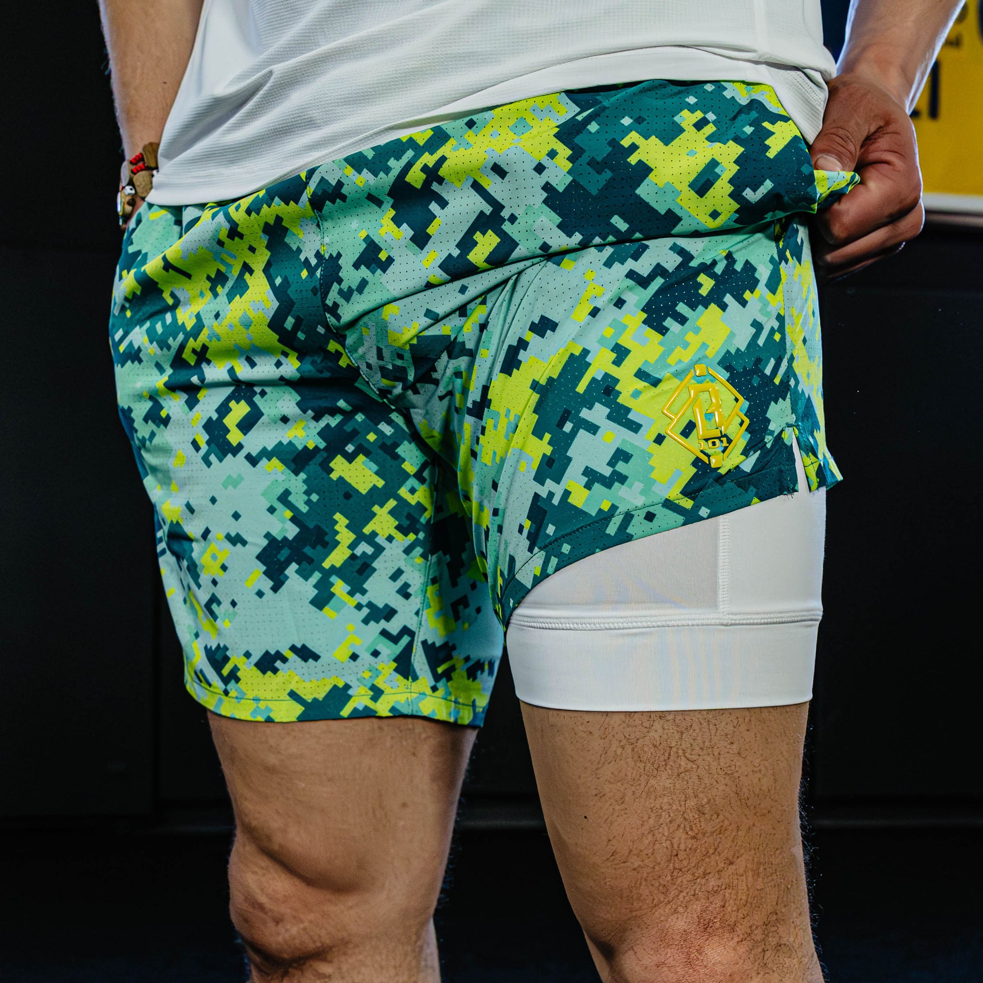 Pro Series Tech Mesh Youth Shorts - Teal - Image 4