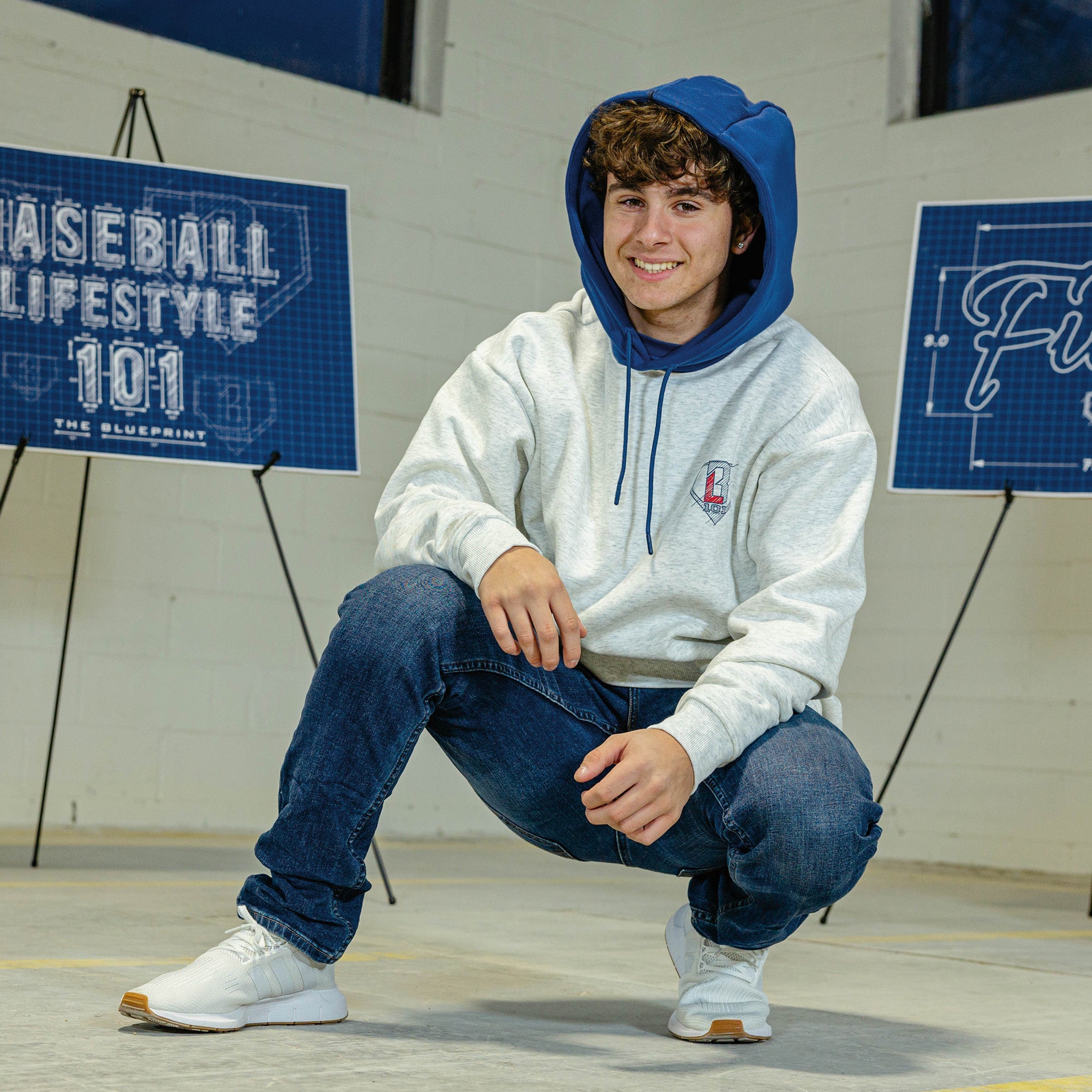 Blueprint BL Hoodie - Heather Gray - Image 3