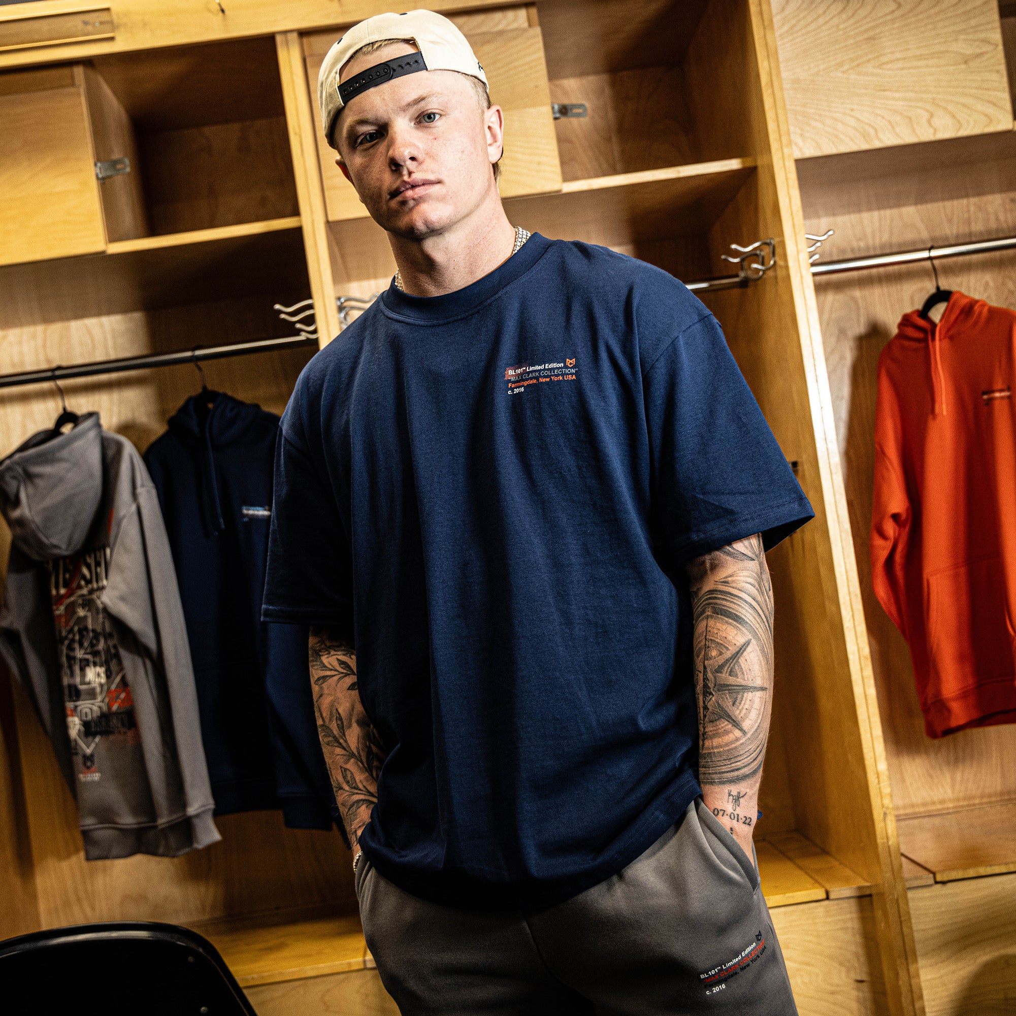 Max Clark Tee - Navy - Image 4