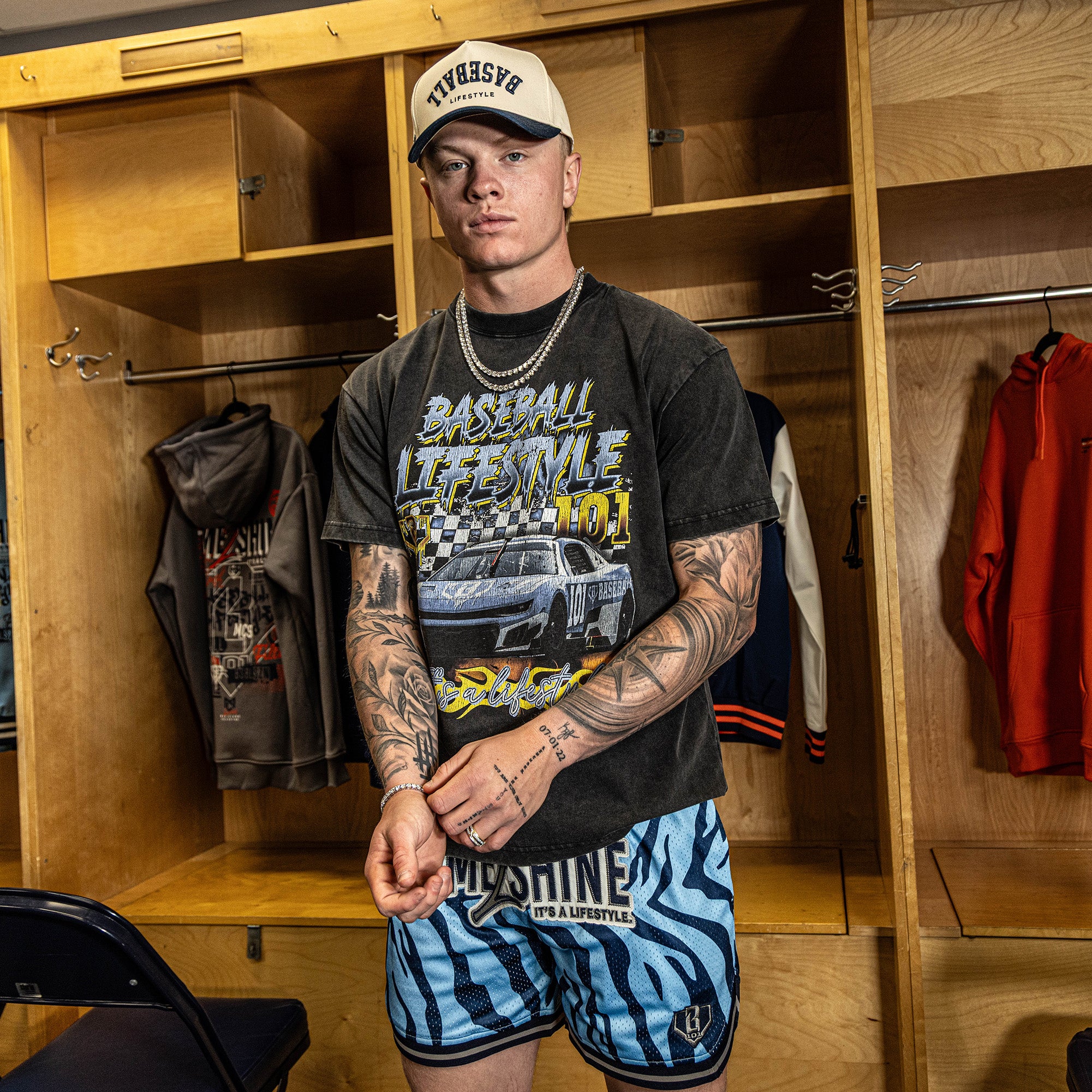 Max Clark Tiger Arm Sleeve - Blue - Image 4