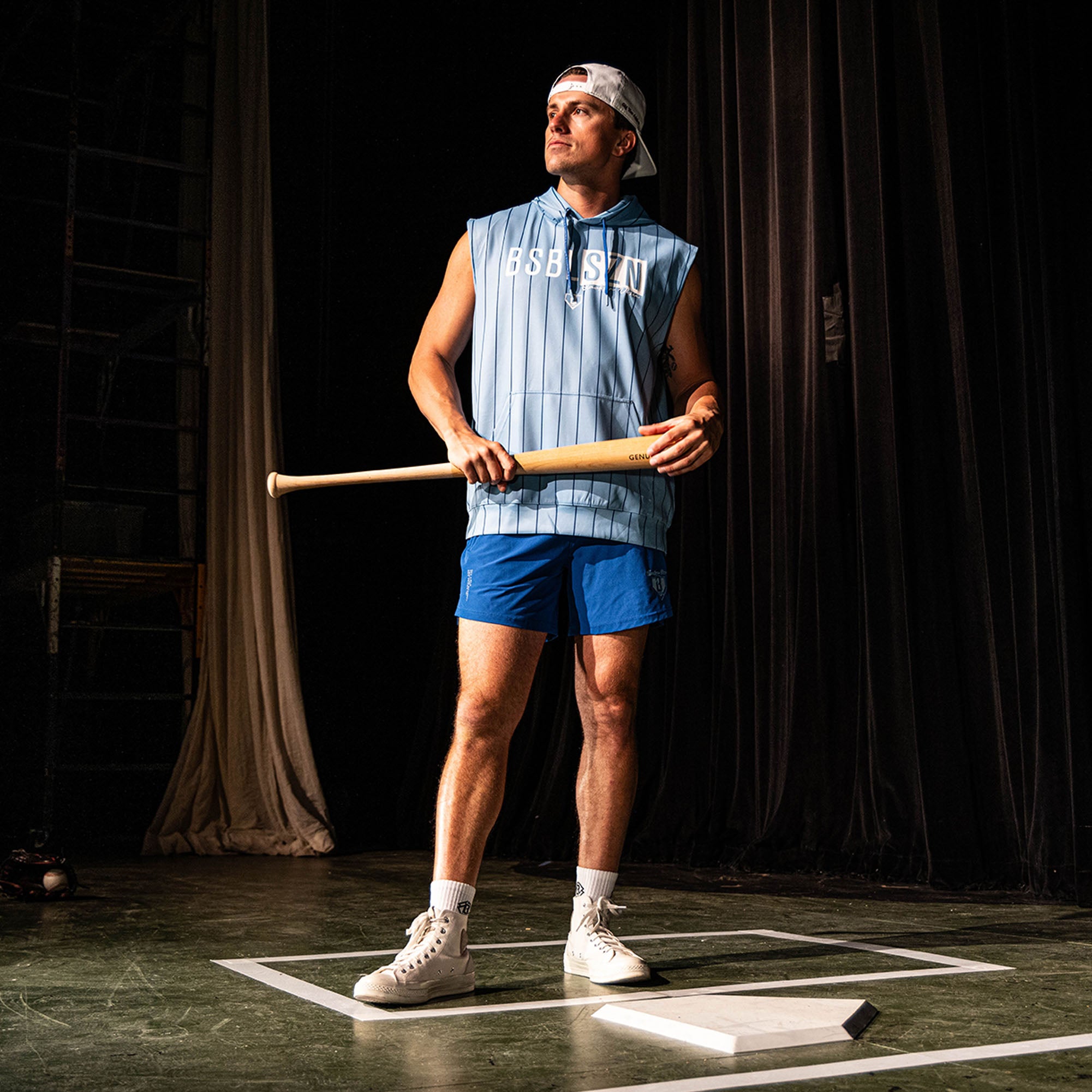 Pro Series Shorts V2 With Liner - Blue Pinstripes - Image 3