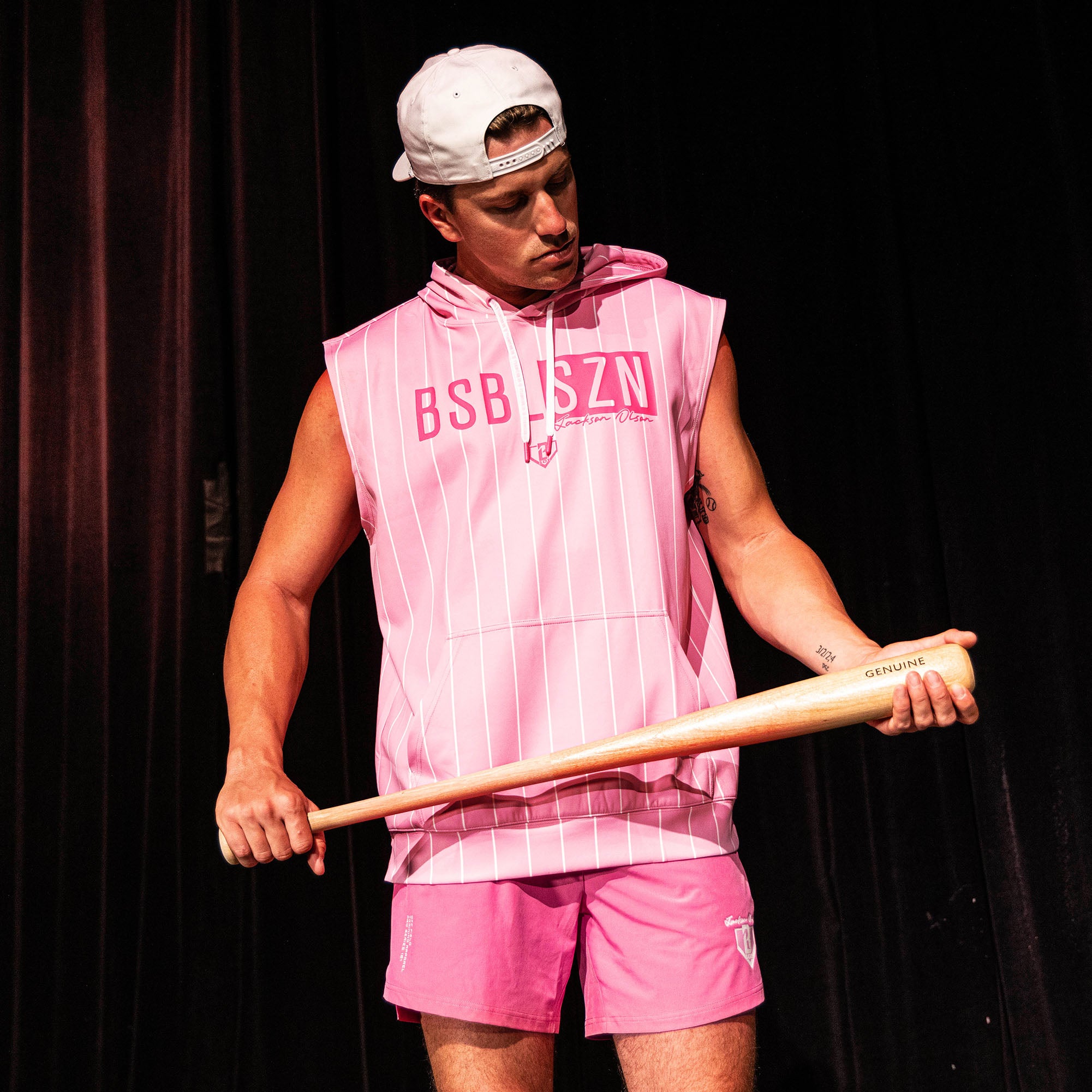 Pro Series Shorts V2 With Liner - Pink Pinstripes - Image 3