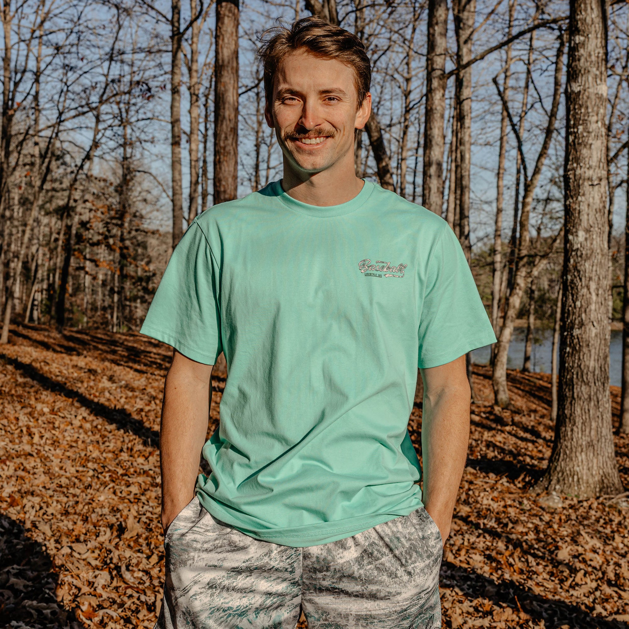 Realtree Established Tee - Teal/Aspect-Arctic - Image 4