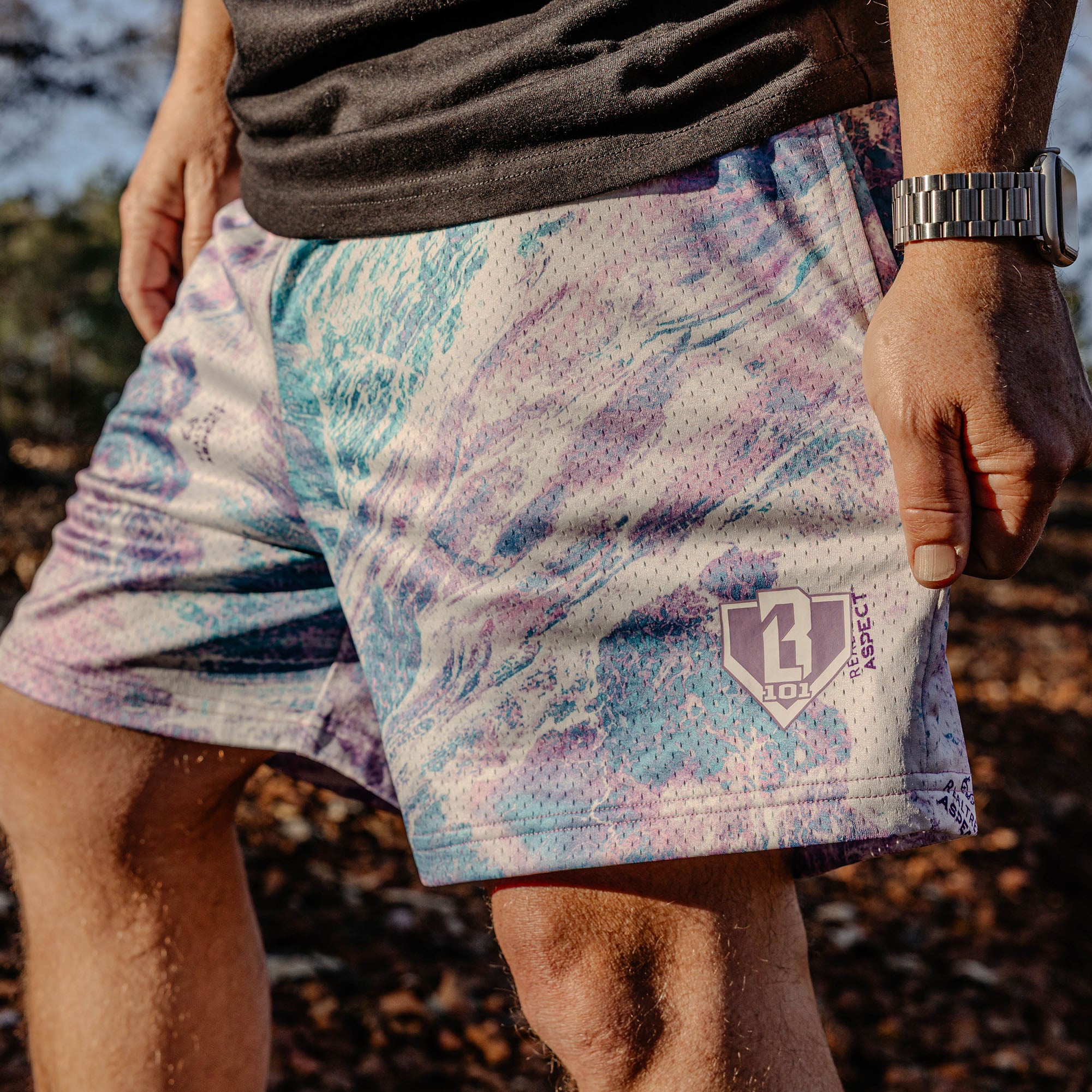 Realtree Aspect Shorts - Lavender - Image 2
