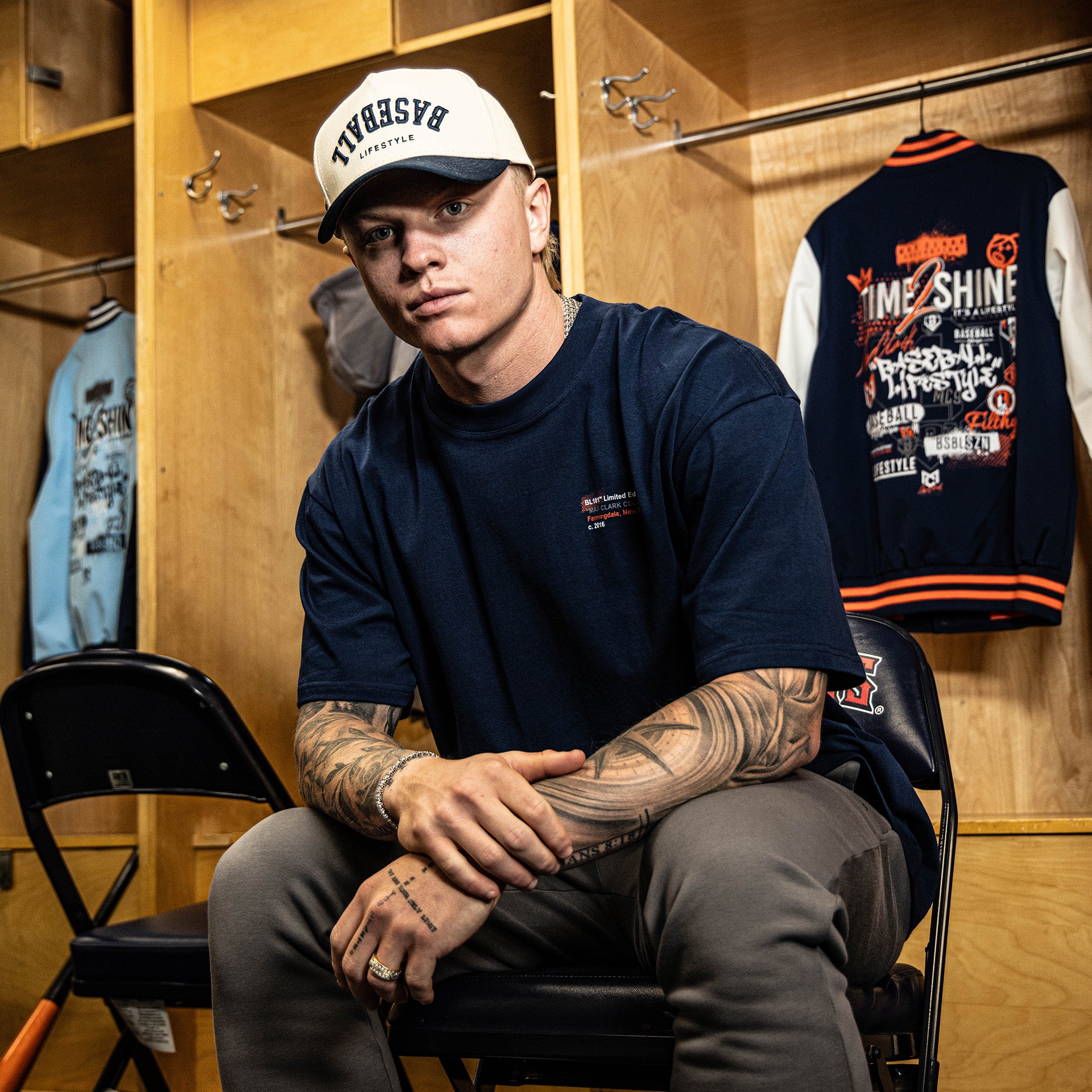 Max Clark Tee - Navy - Image 5