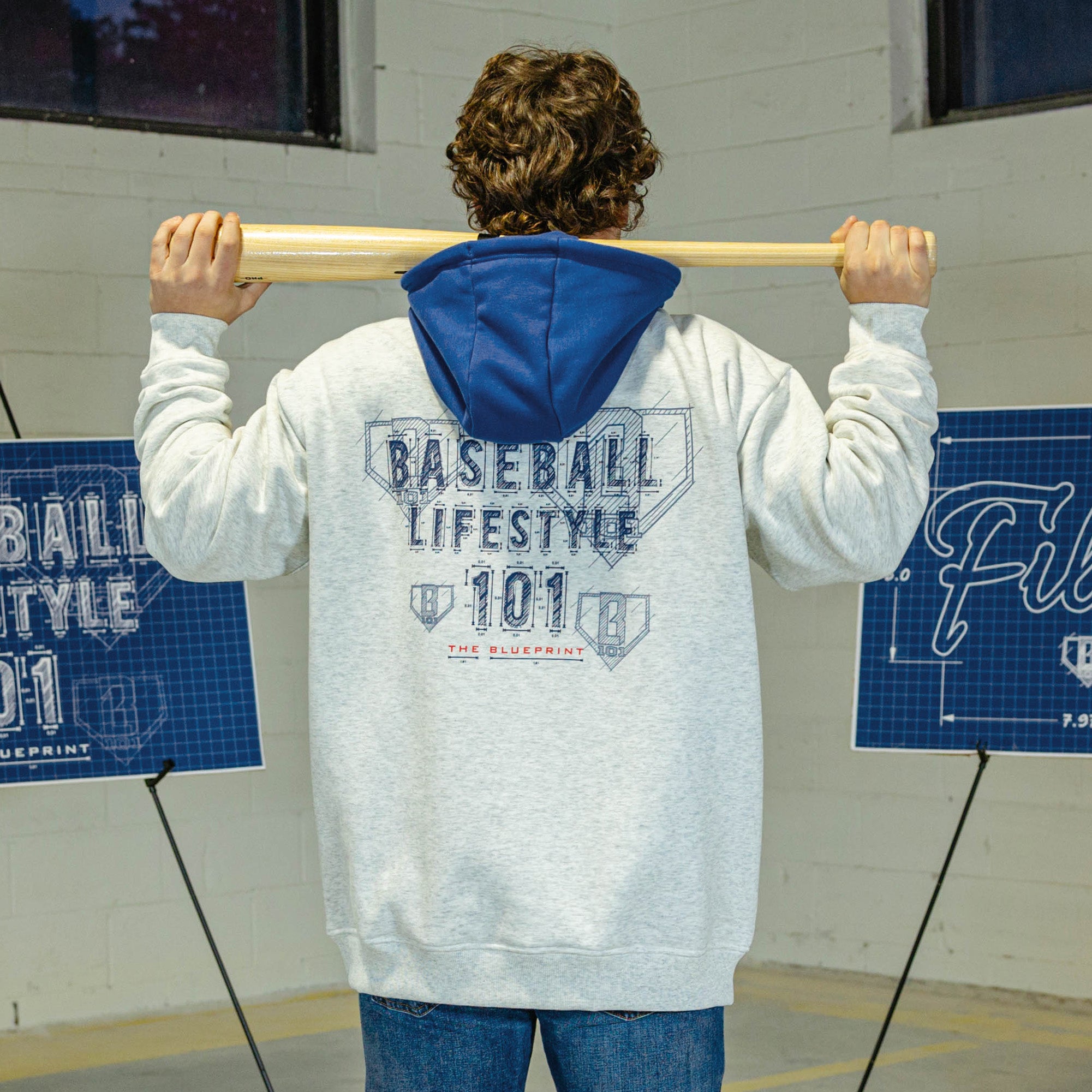 Blueprint BL Hoodie - Heather Gray - Image 5