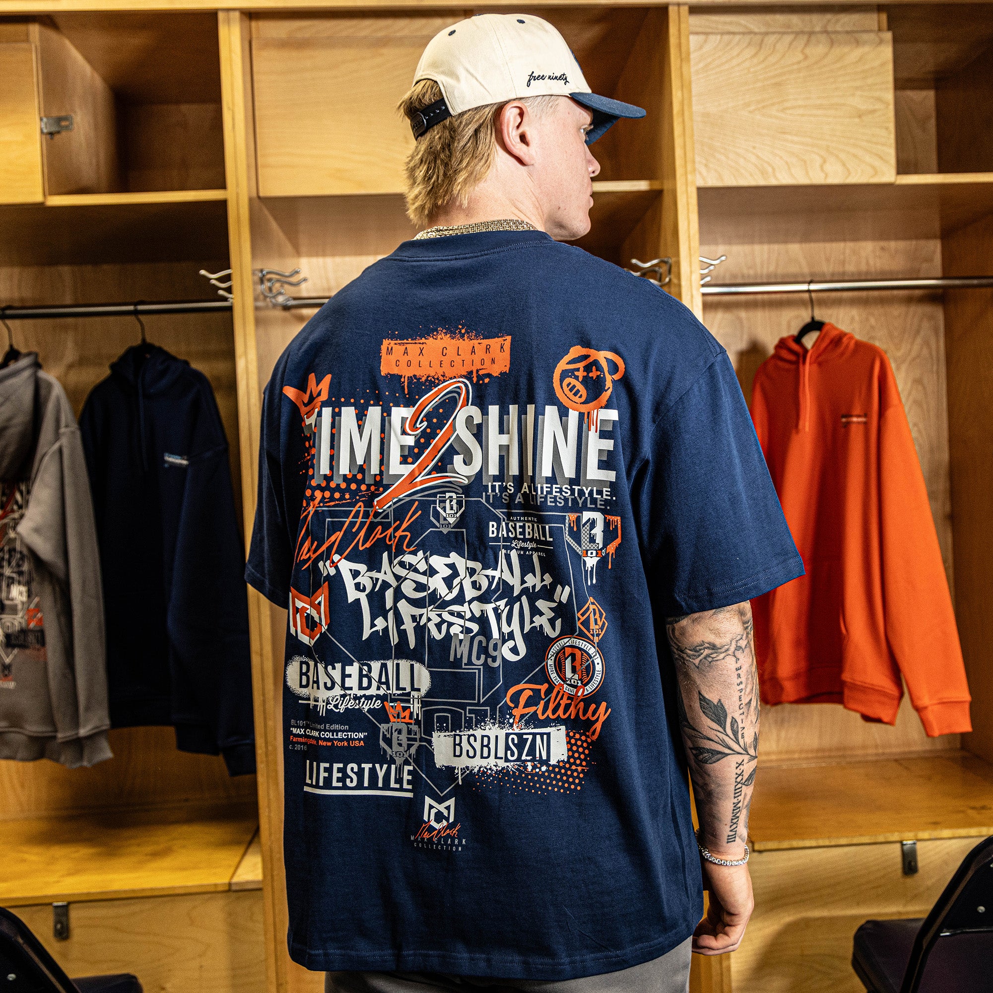 Max Clark Tee - Navy - Image 3