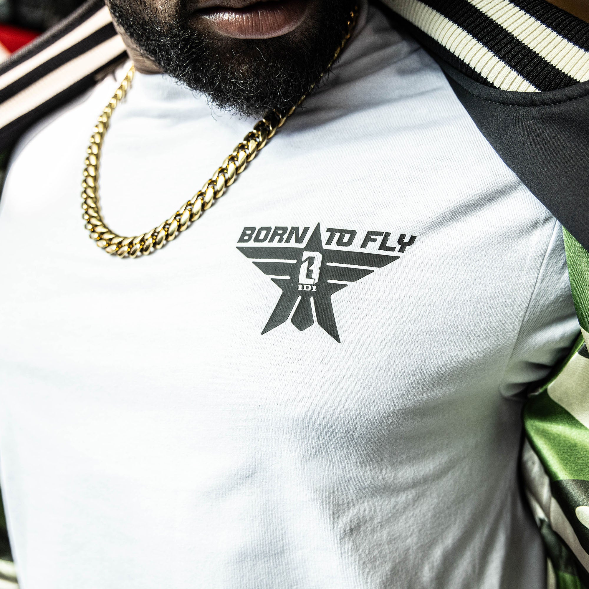 Born to Fly Tee - BL White - Image 5