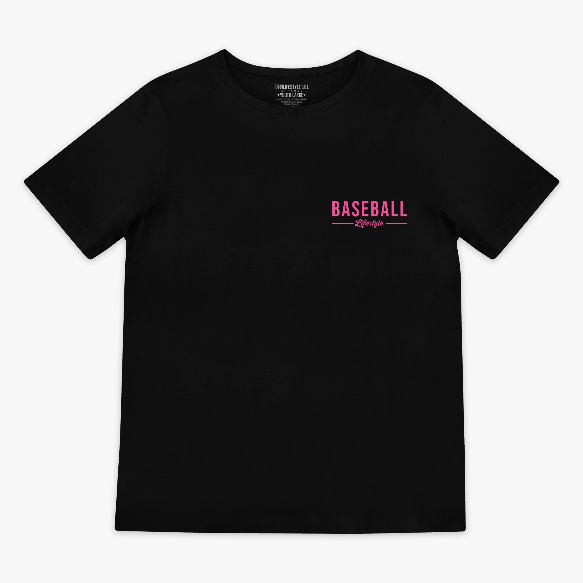 Authentic Youth Tee - Black/Pink - Image 2