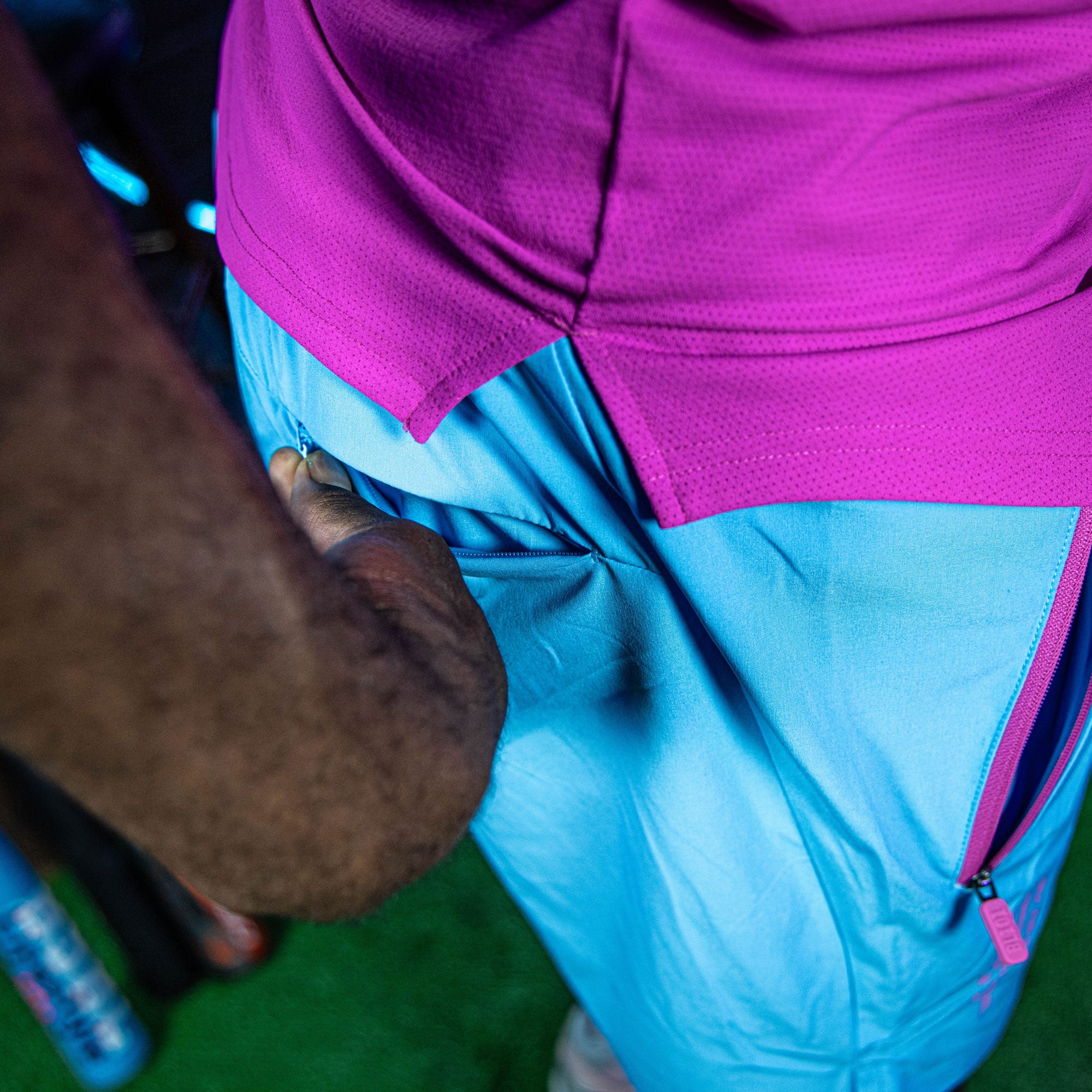 Pro Series Youth Shorts V2 with Liner - Cotton Candy Blue - Image 5
