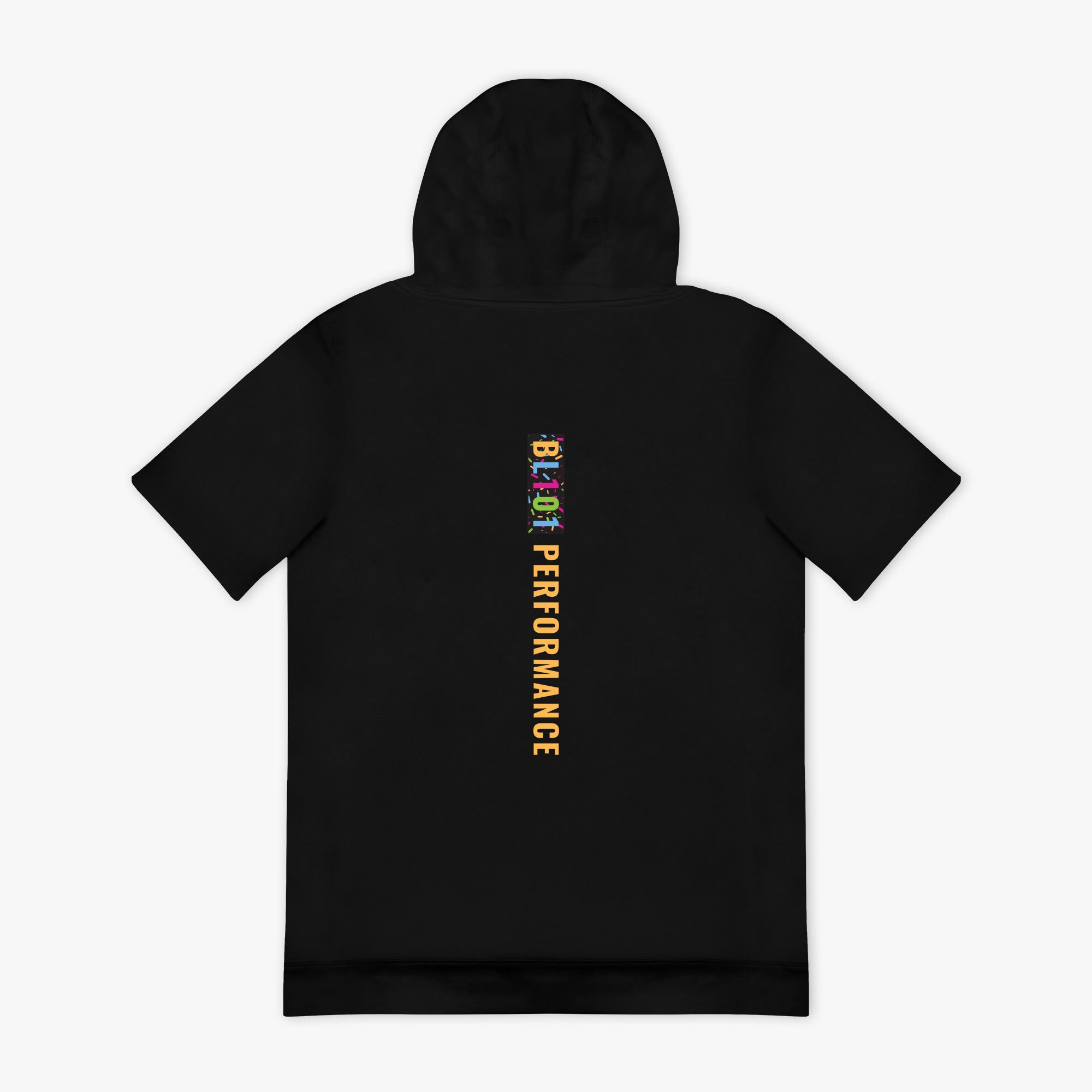 BSBL-SZN Youth Short Sleeve Hoodie V3 - Black/Midnight Sundae - Image 2