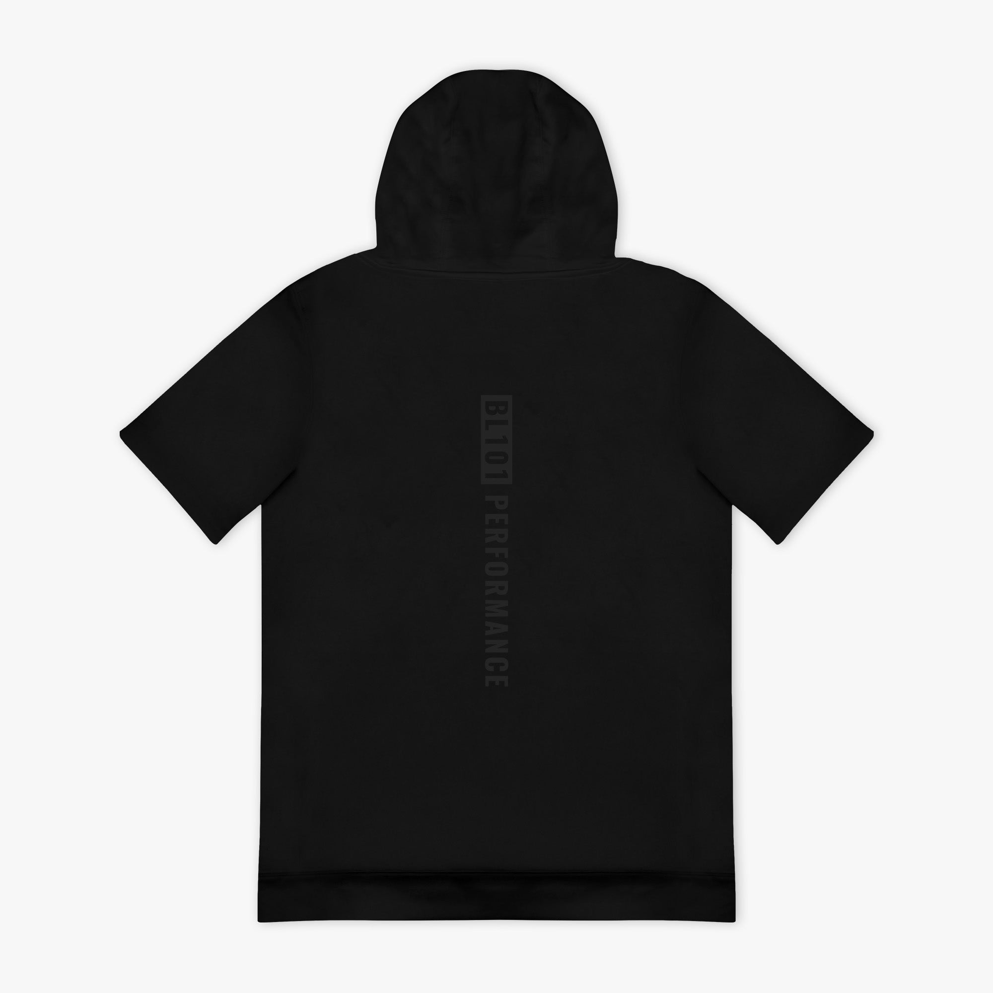 BSBL-SZN Short Sleeve Hoodie V3 - Blackout - Image 2