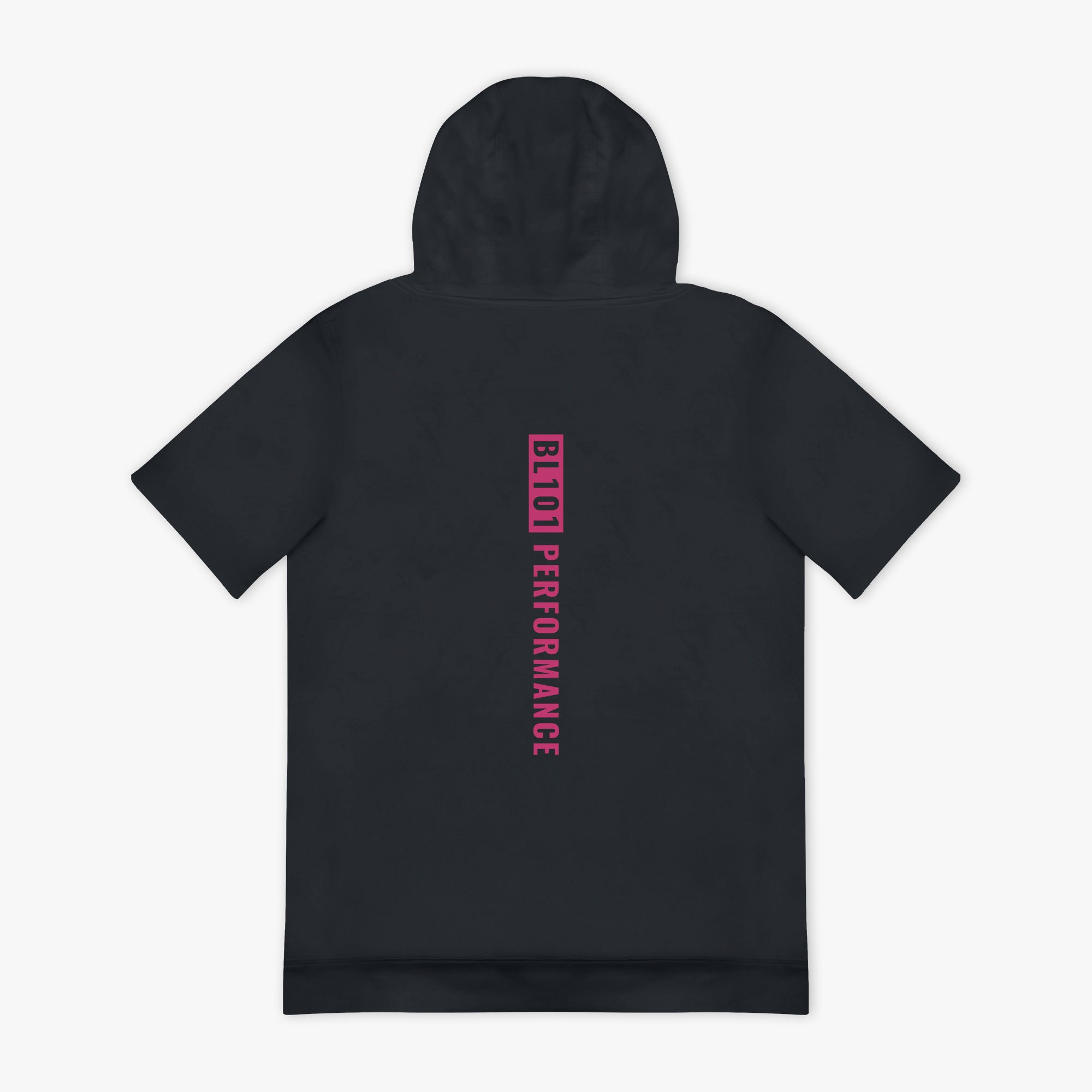 BSBL-SZN Short Sleeve Youth Hoodie V3 - Dark Gray - Image 2
