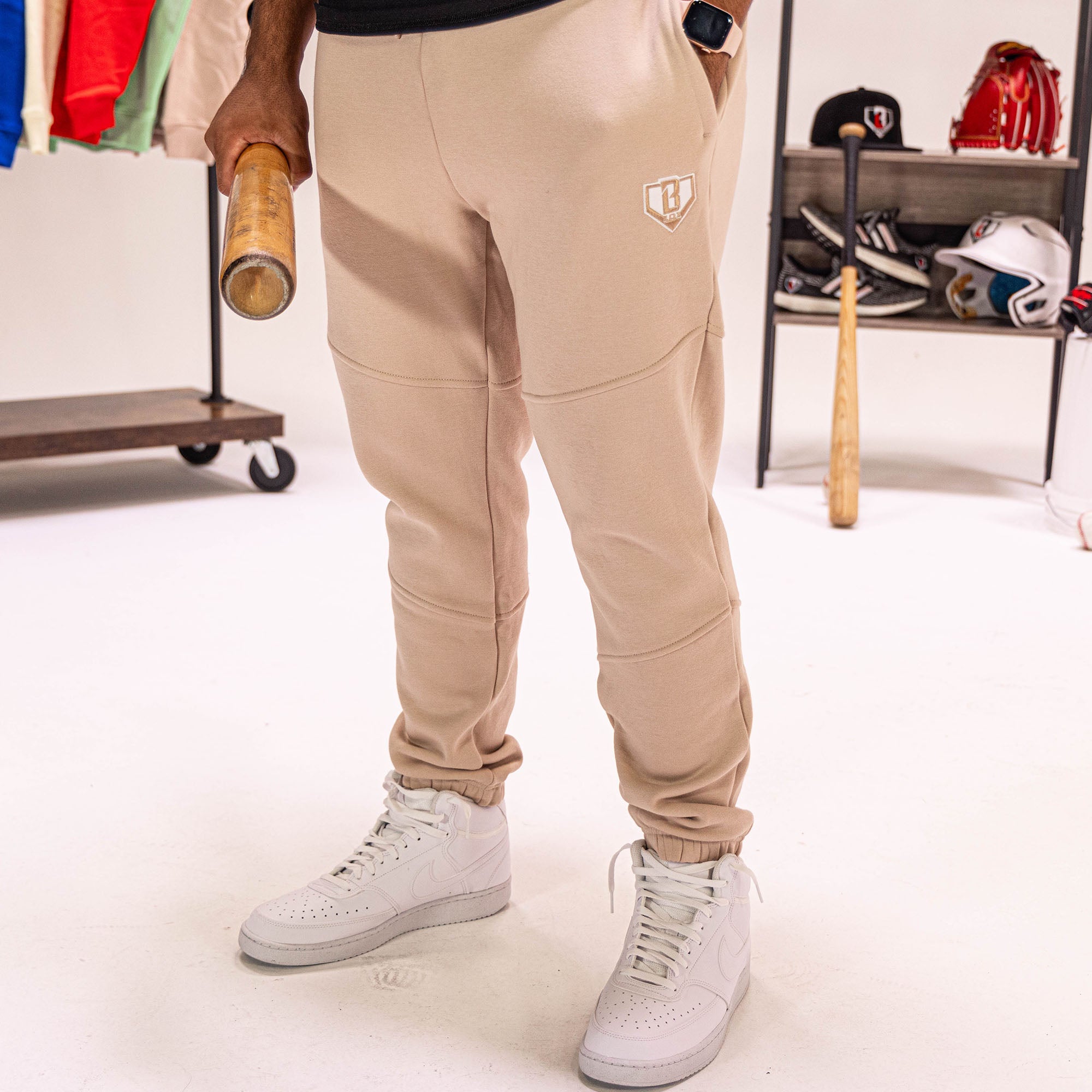 Baseline Youth Sweatpants - Khaki - Image 4