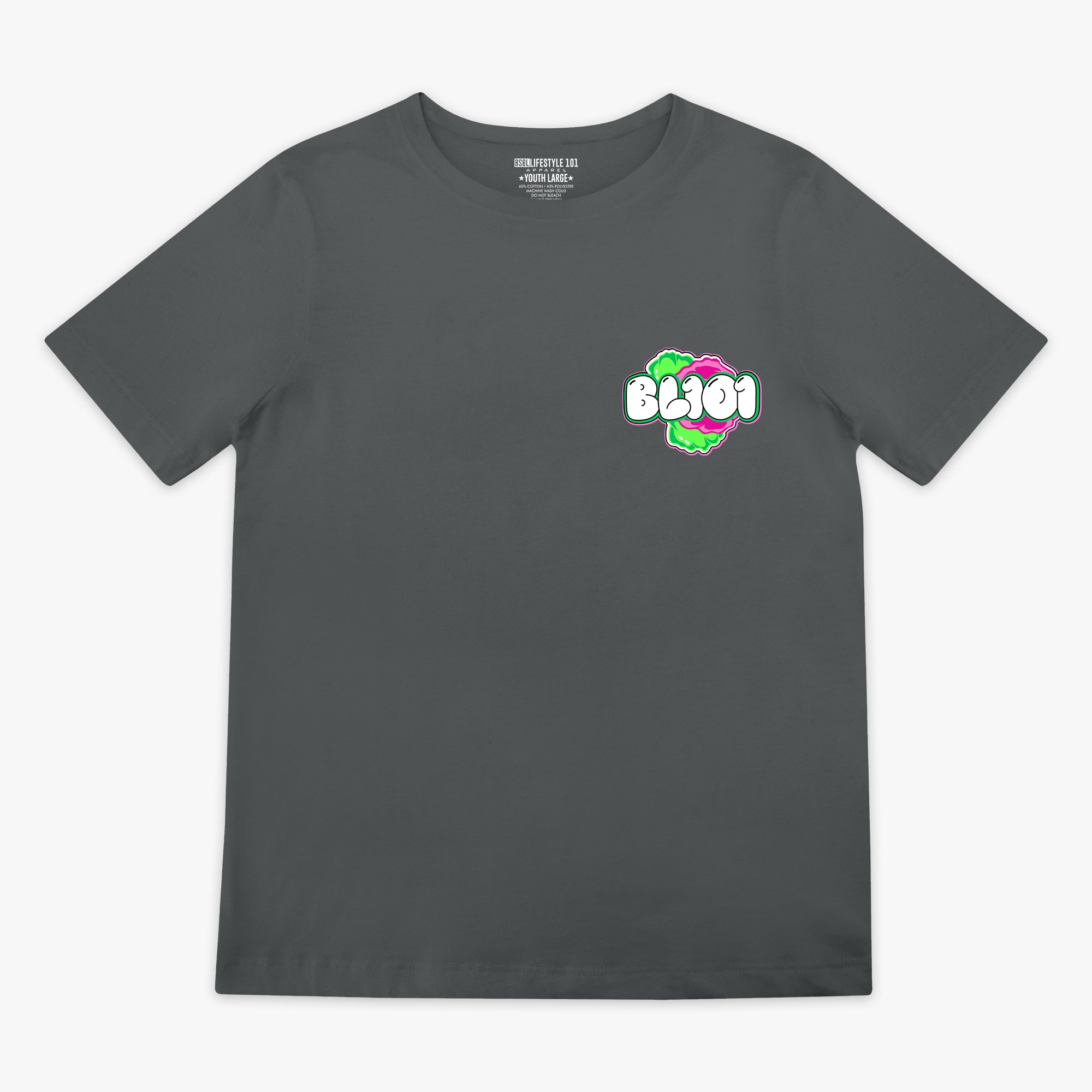 Cotton Candy Youth Tee - Sour Apple - Image 2