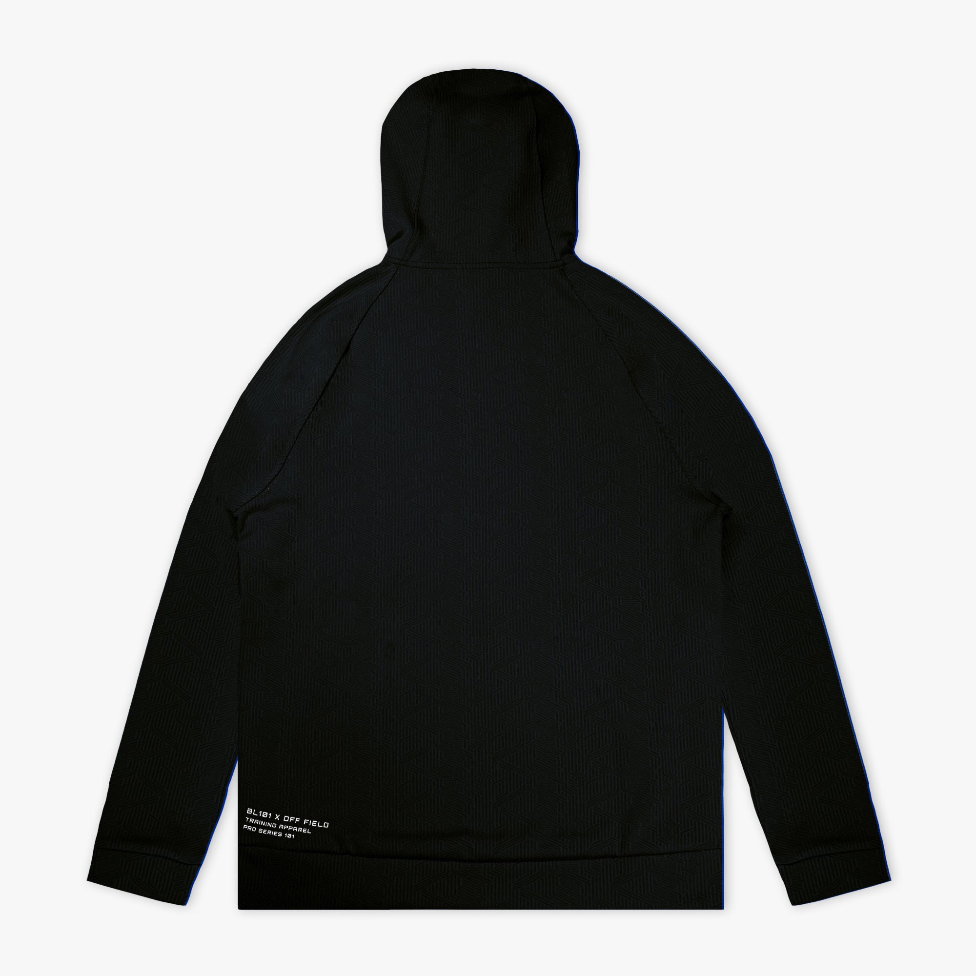 Diamond Tech Jacquard Youth Hoodie - Black - Image 2
