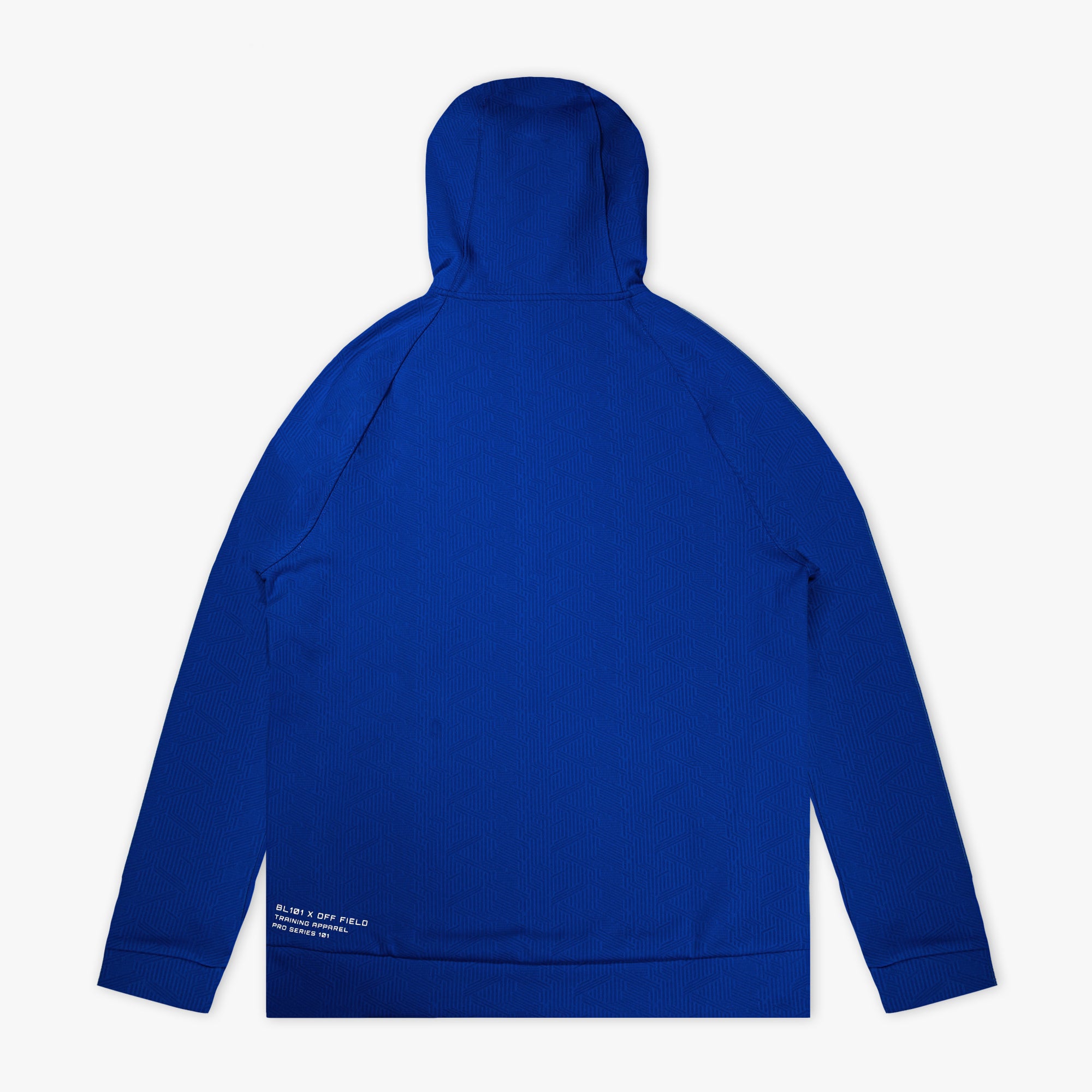 Diamond Tech Jacquard Youth Hoodie - Royal Blue - Image 2