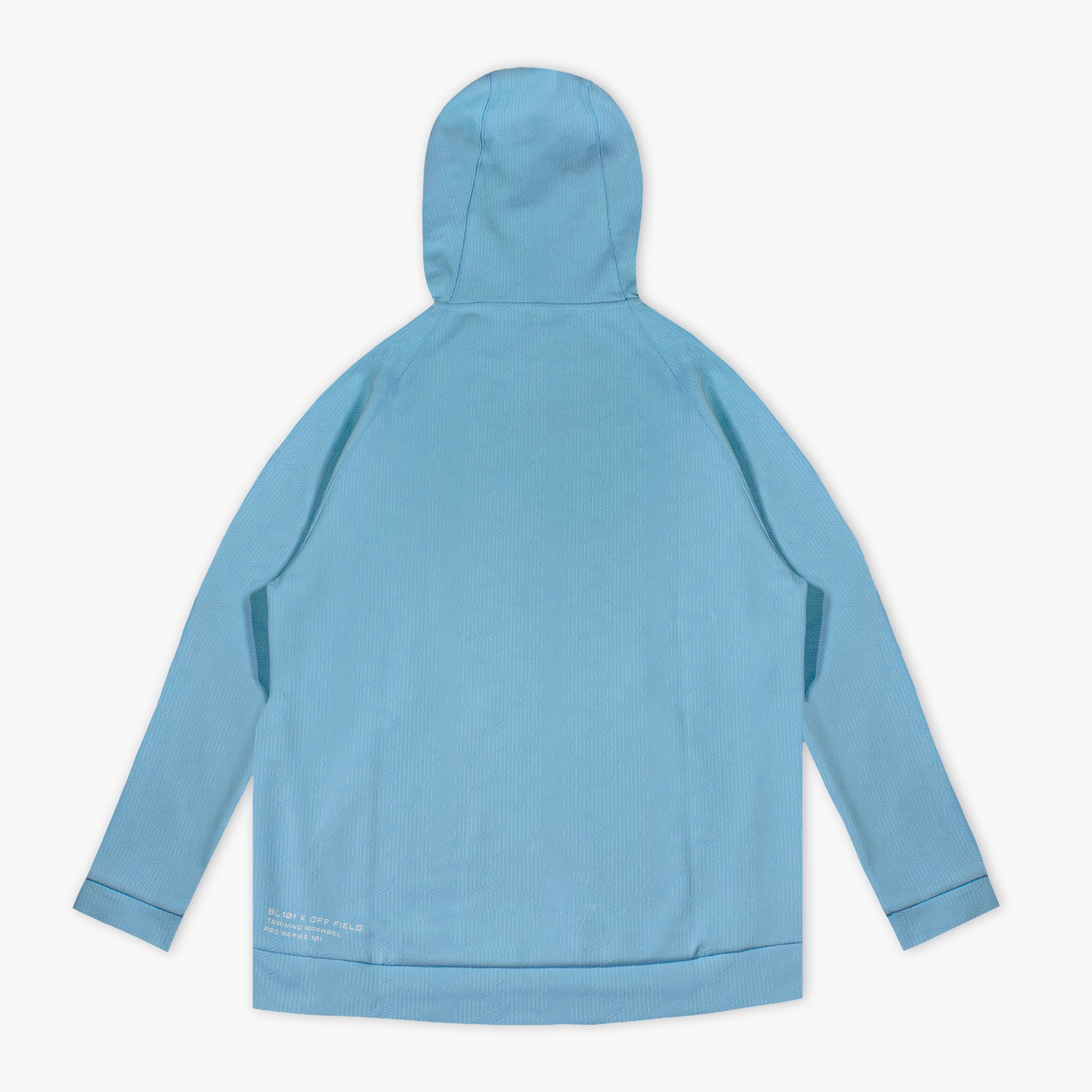 Diamond Tech Jacquard Hoodie - Blue - Image 2