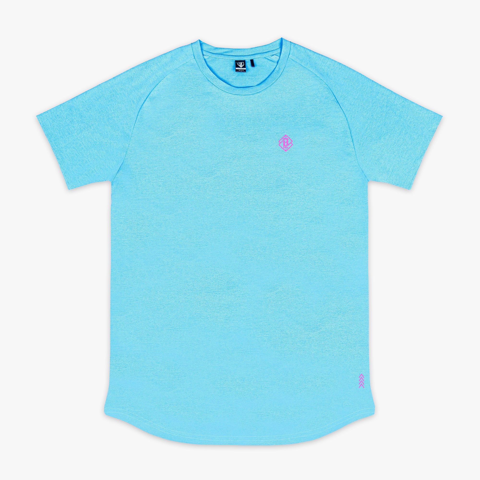 Diamond Tech Youth Tee - Cotton Candy Blue