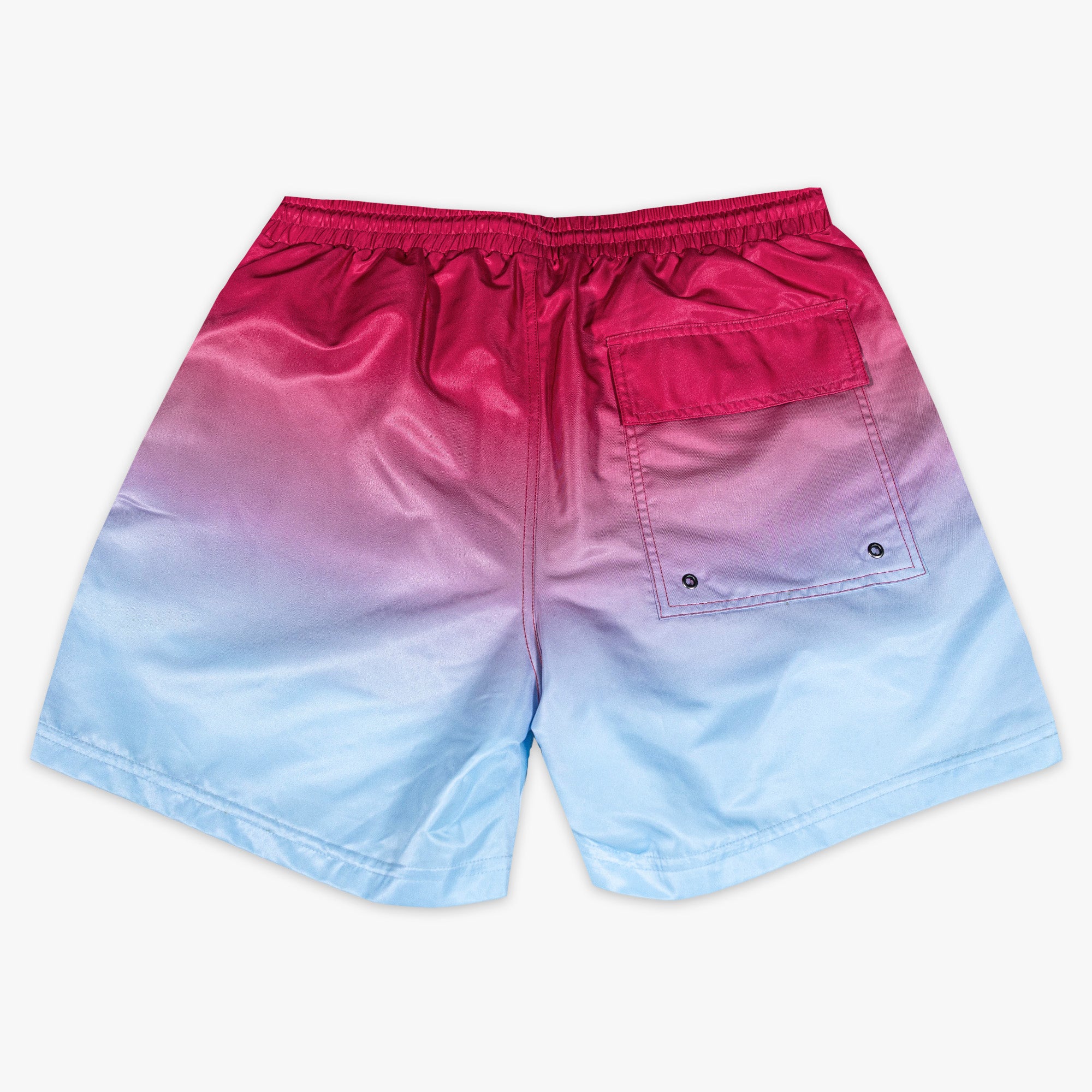 Gradient Swim Trunks - Pink/Blue - Image 3
