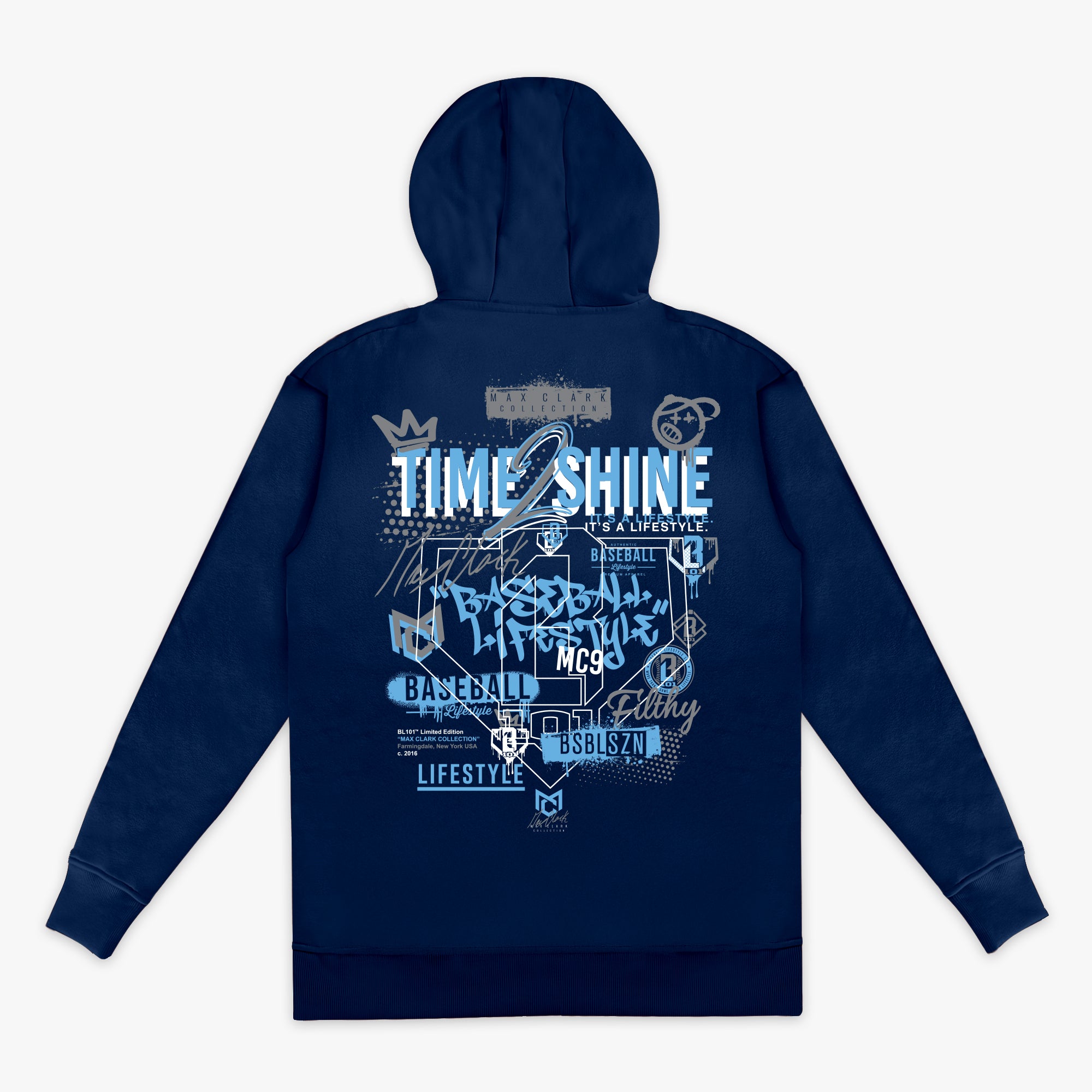 Max Clark Youth Hoodie - Navy