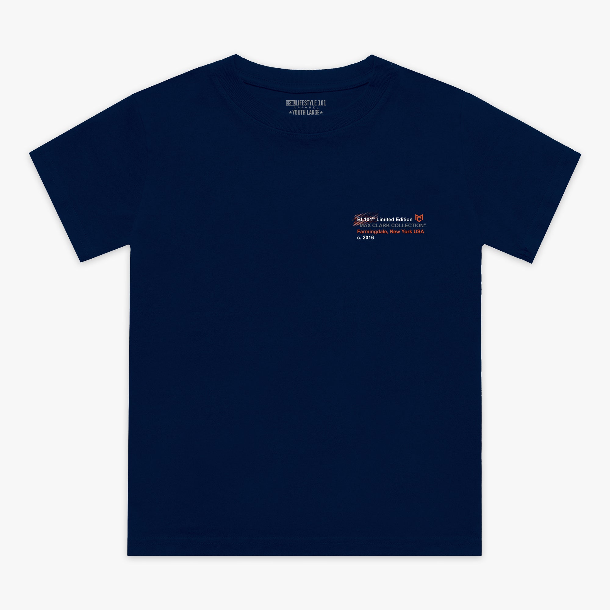 Max Clark Youth Tee - Navy - Image 2