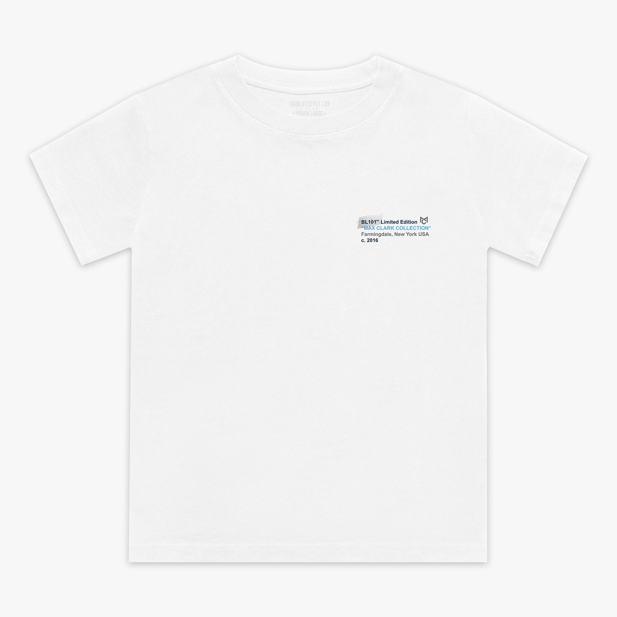 Max Clark Youth Tee - White - Image 2