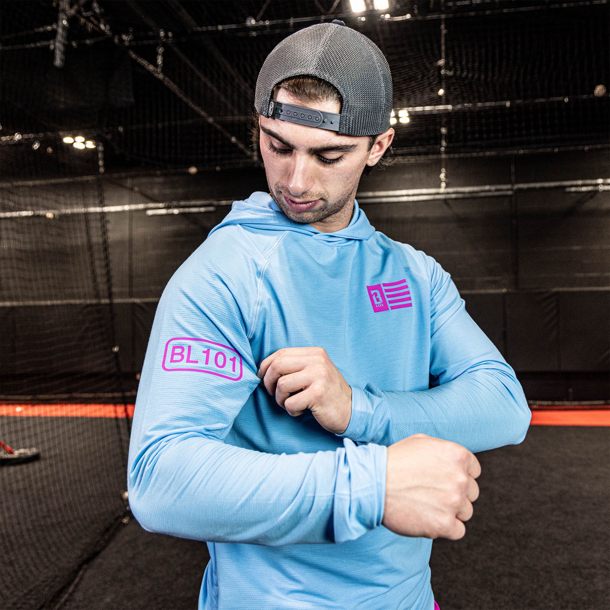 Off-Field Hoodie V2 - Cotton Candy Blue - Image 6