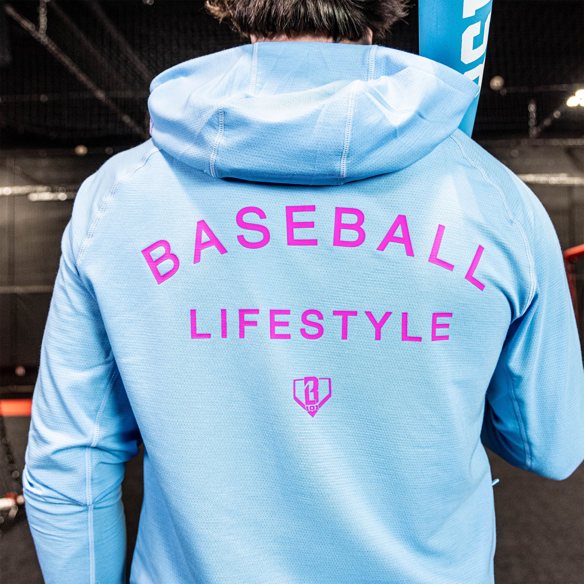 Off-Field Hoodie V2 - Cotton Candy Blue - Image 3