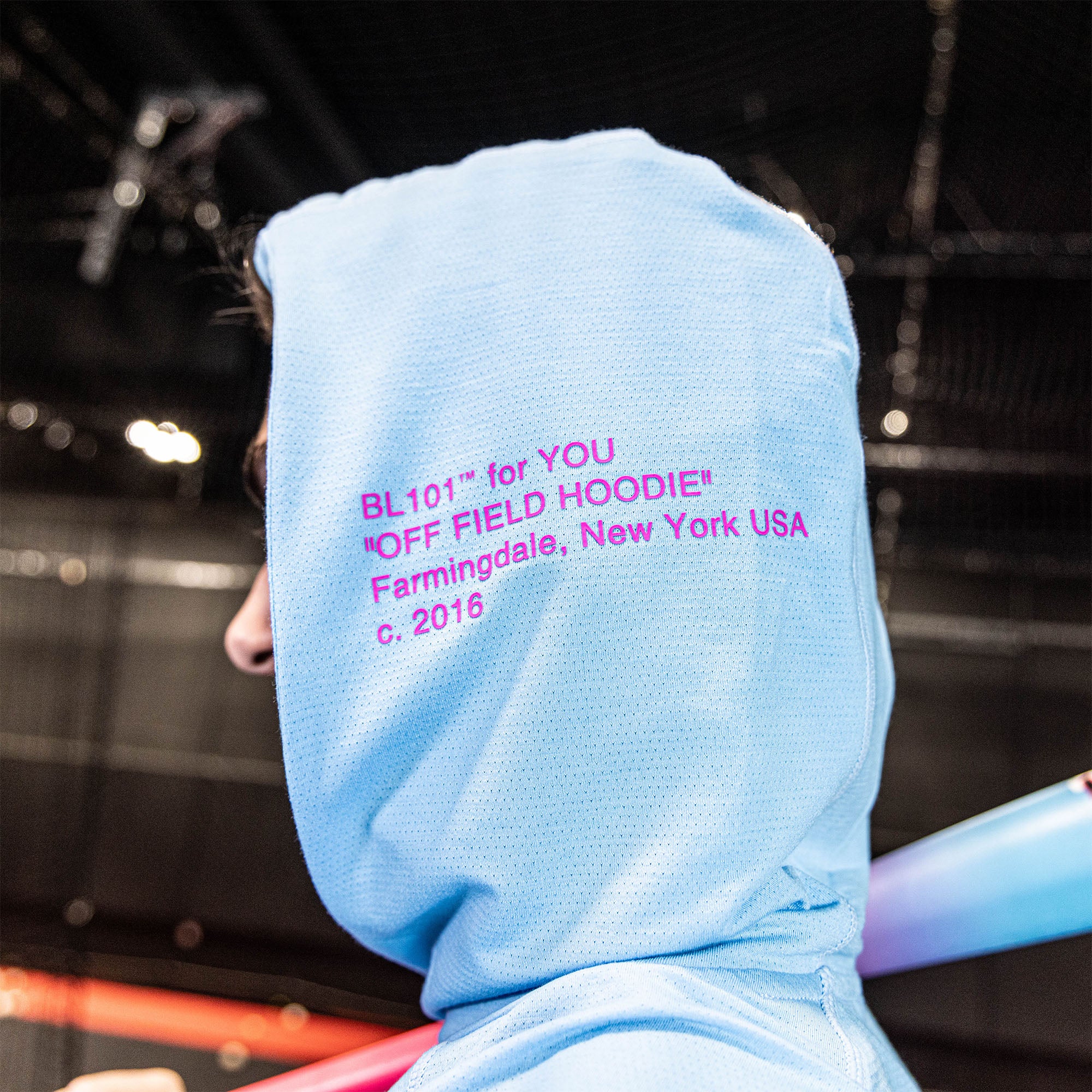 Off-Field Hoodie V2 - Cotton Candy Blue - Image 5