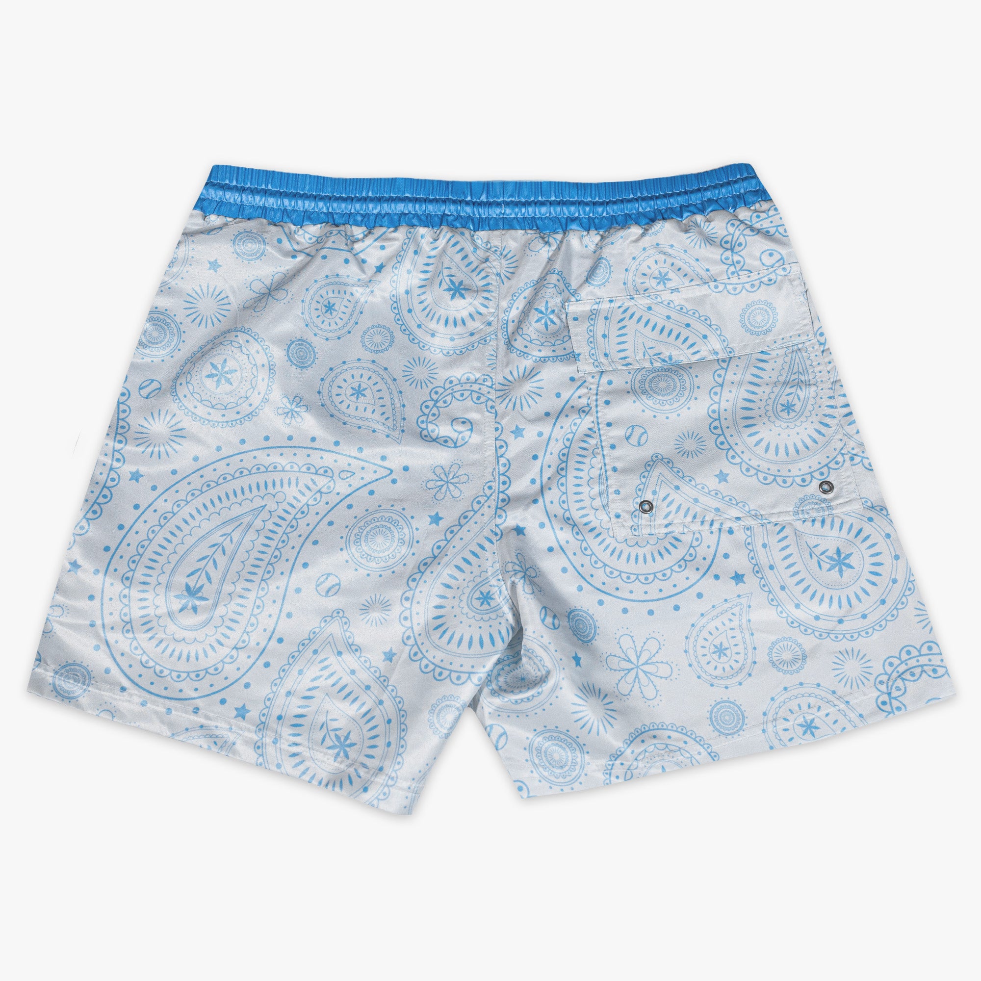 Paisley Youth Swim Trunks - Gray - Image 2