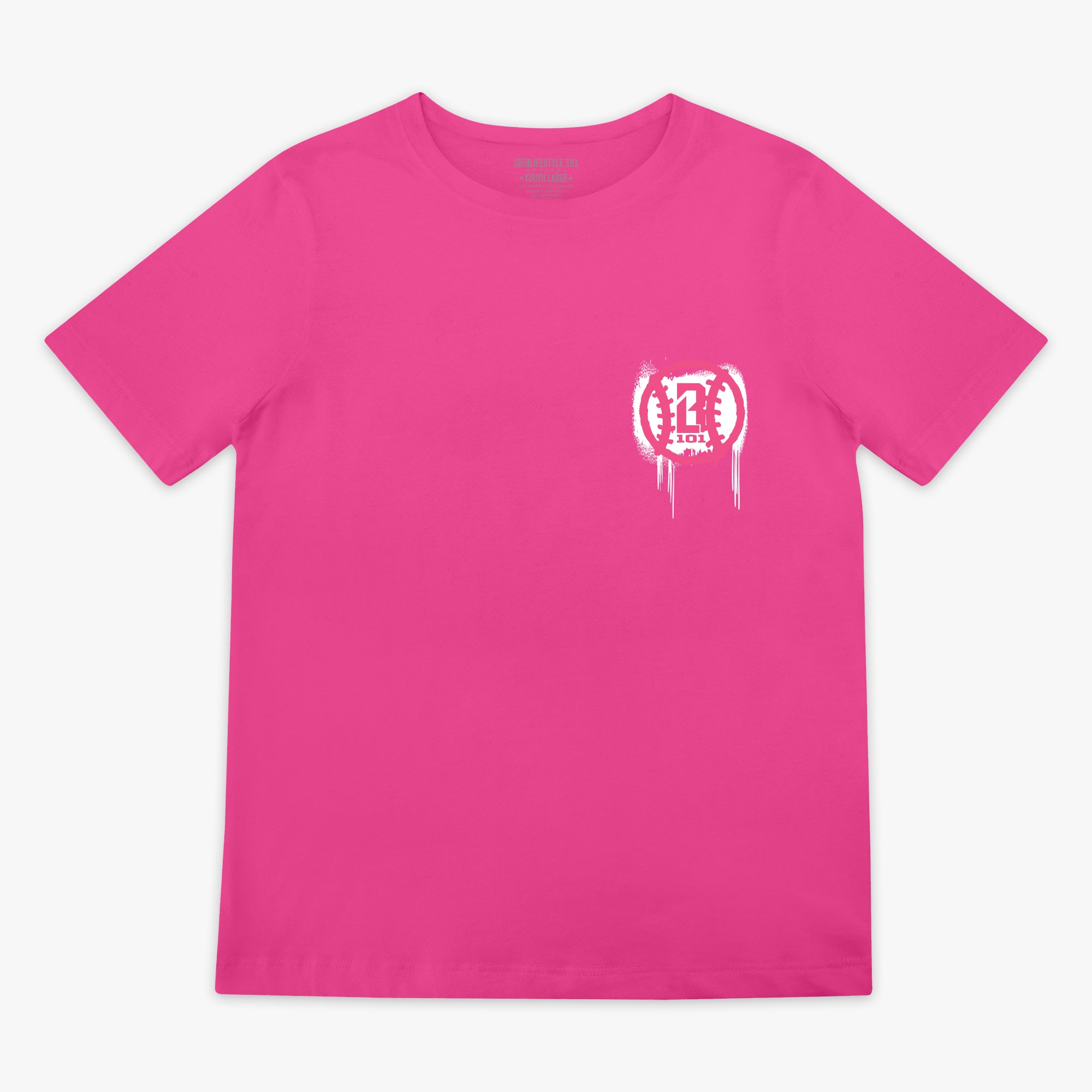 Graffiti Youth Tee - Pink - Image 2