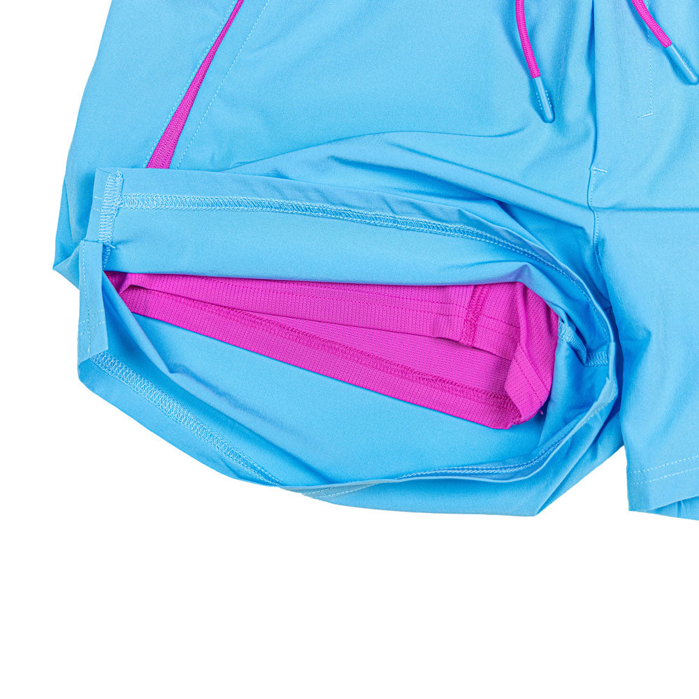 Pro Series Youth Shorts V2 with Liner - Cotton Candy Blue - Image 3