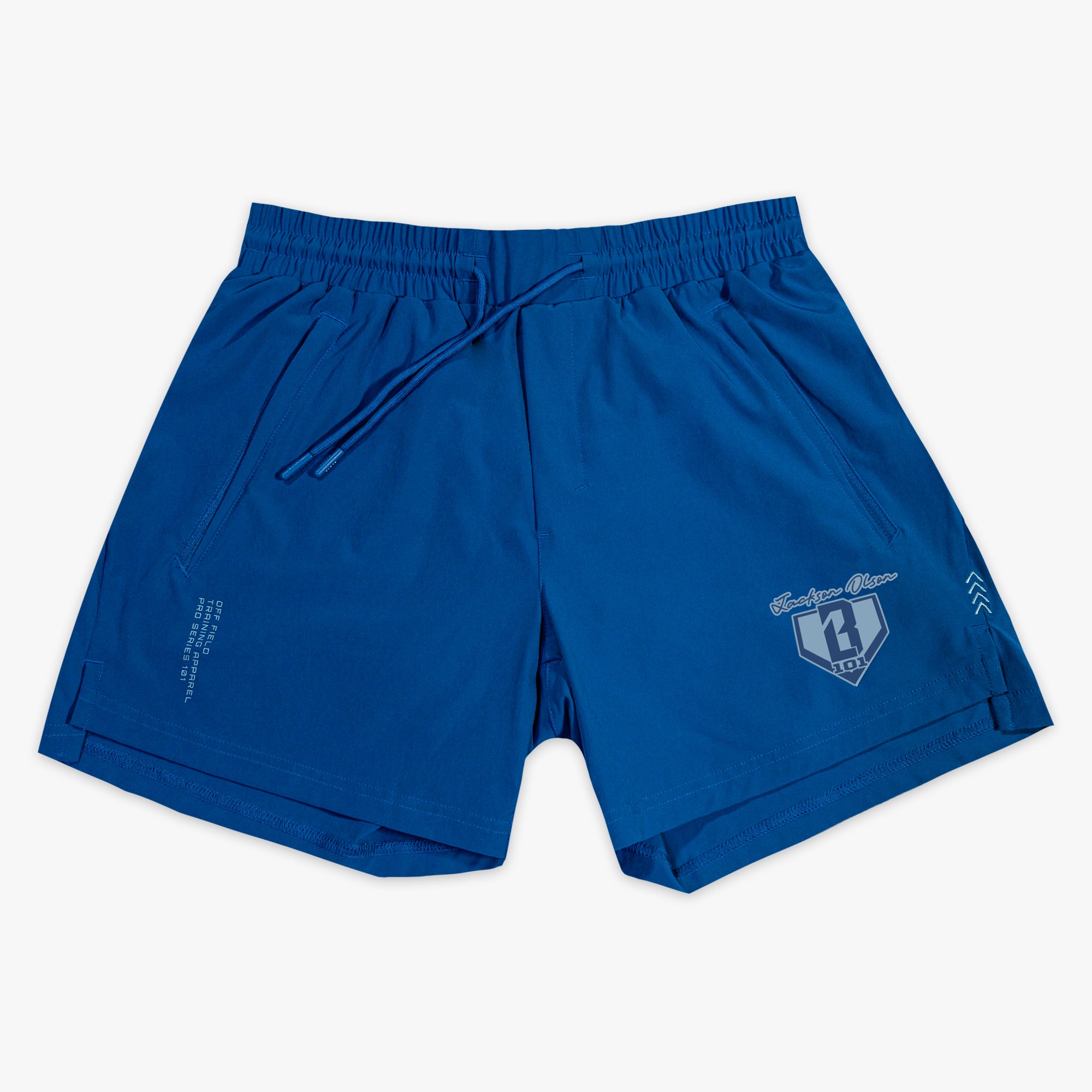 Pro Series Shorts V2 With Liner - Blue Pinstripes - Image 2