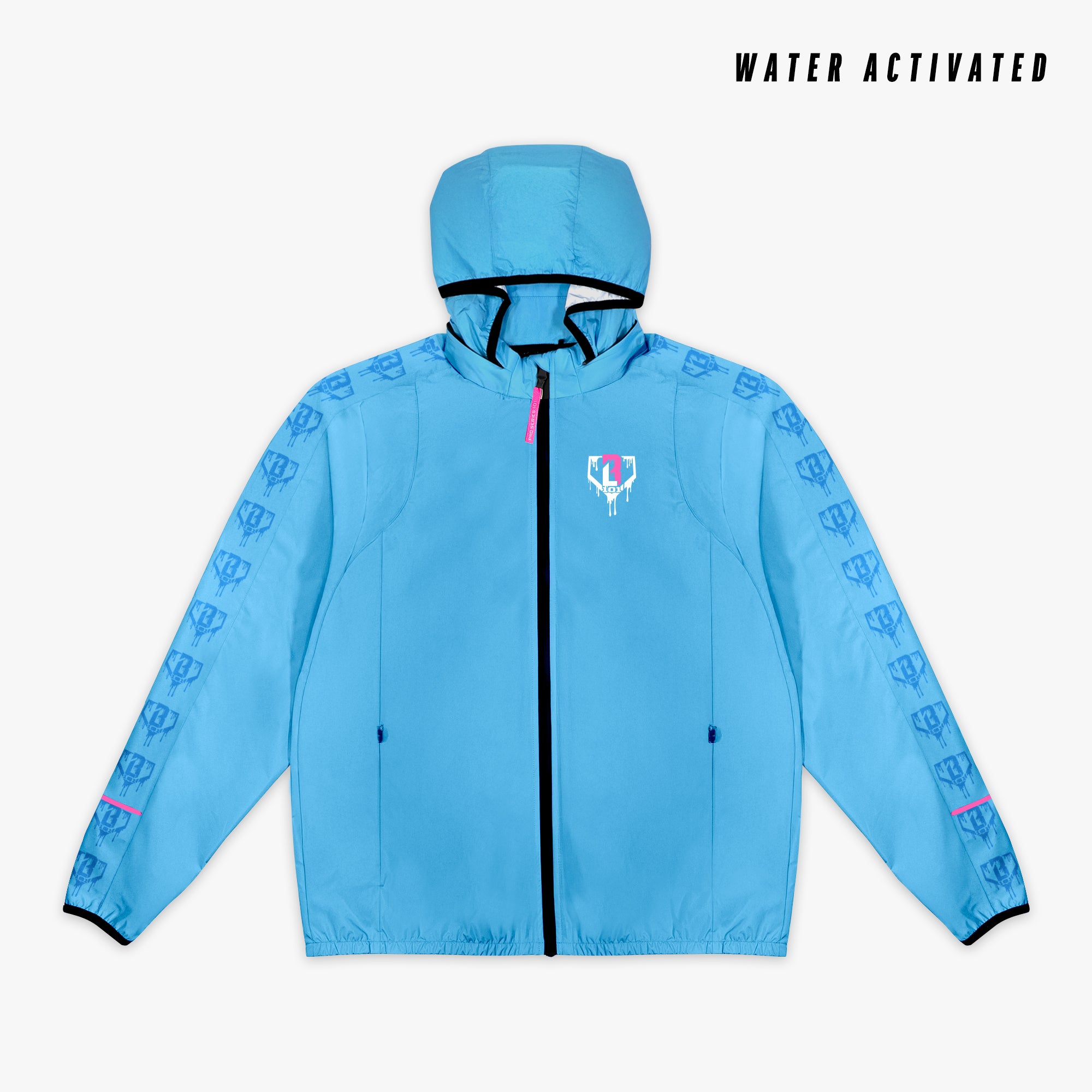 Rain Delay Youth Jacket - Cotton Candy Blue - Image 4