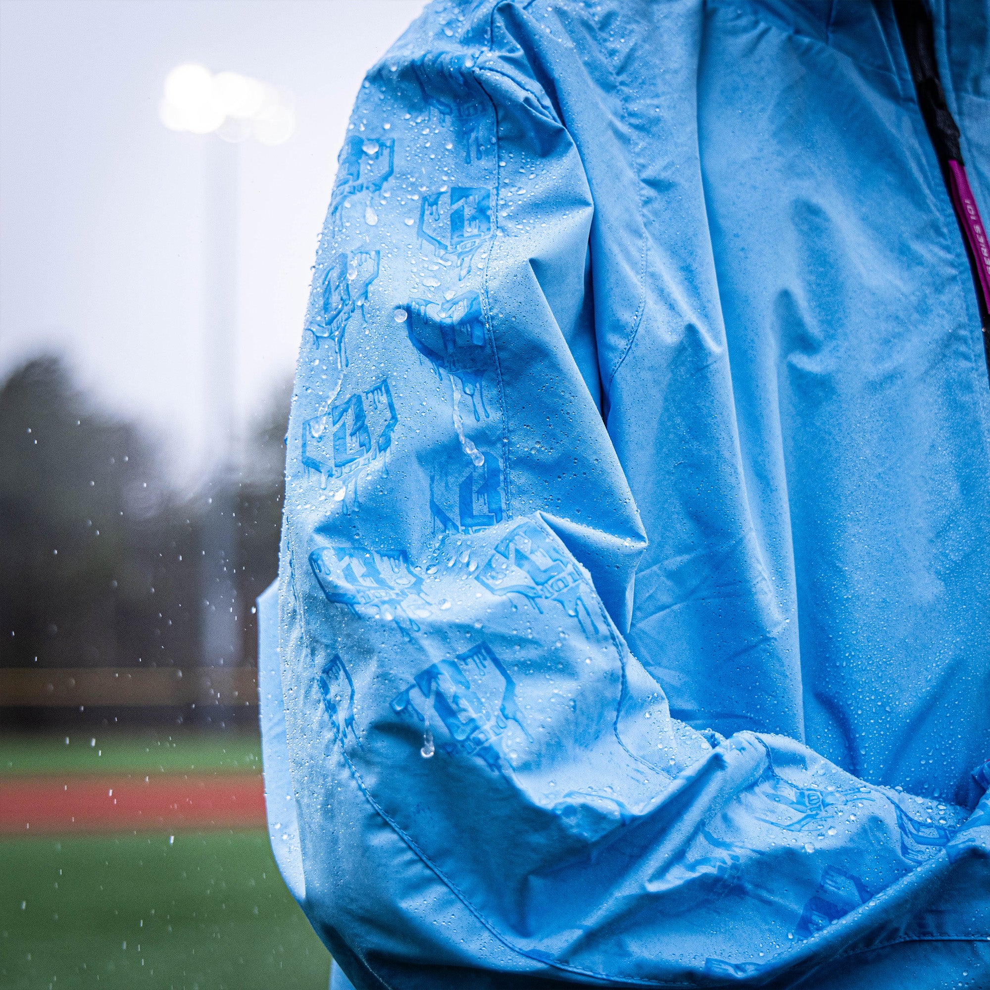 Rain Delay Youth Jacket - Cotton Candy Blue - Image 8