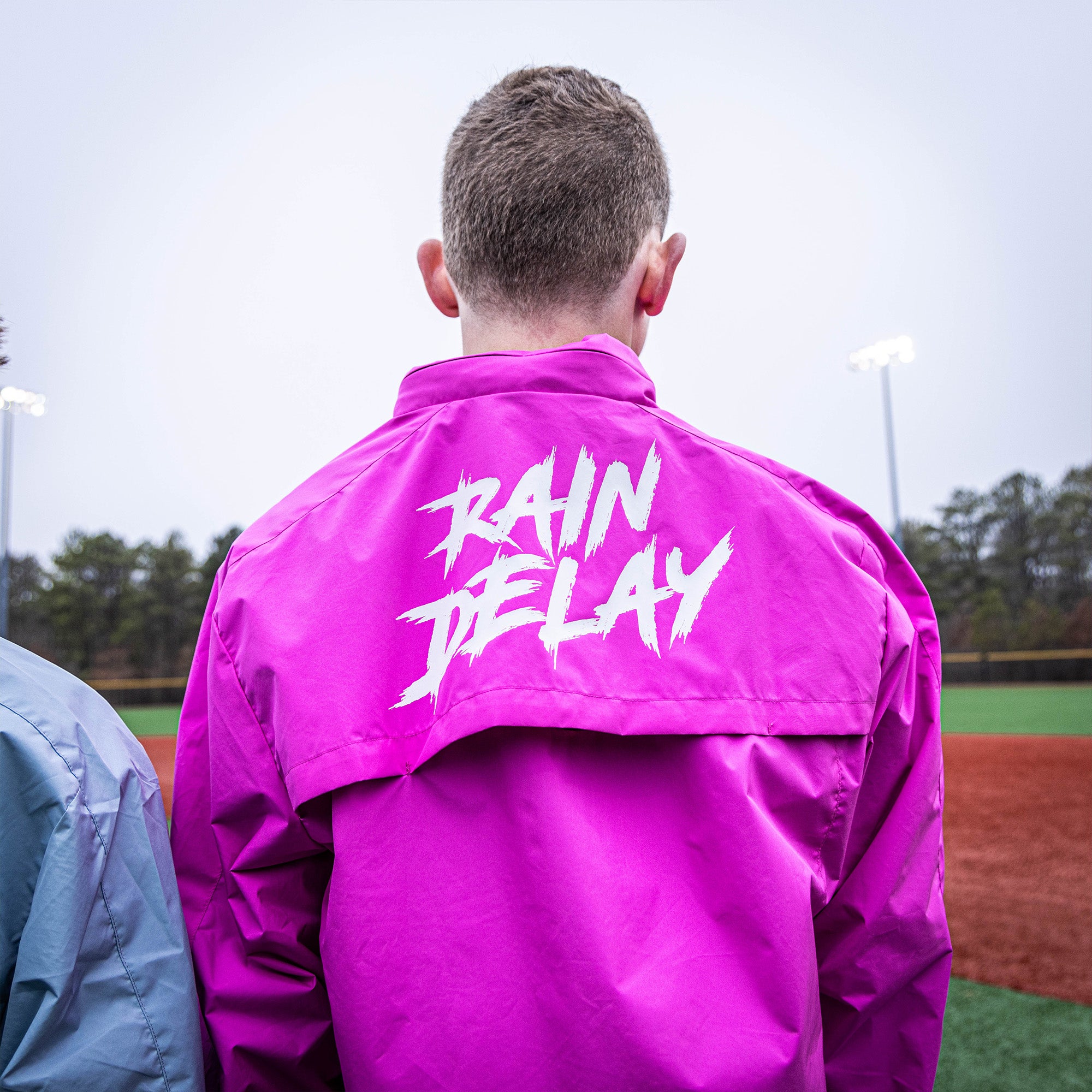 Rain Delay Youth Jacket - Cotton Candy Pink - Image 5