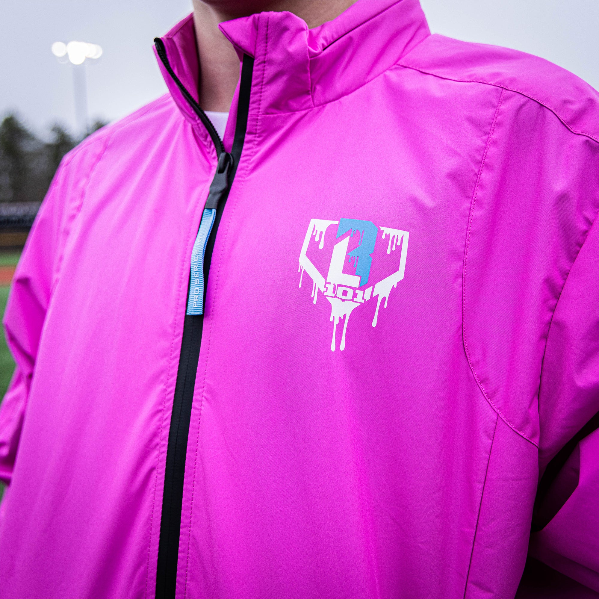 Rain Delay Youth Jacket - Cotton Candy Pink - Image 6