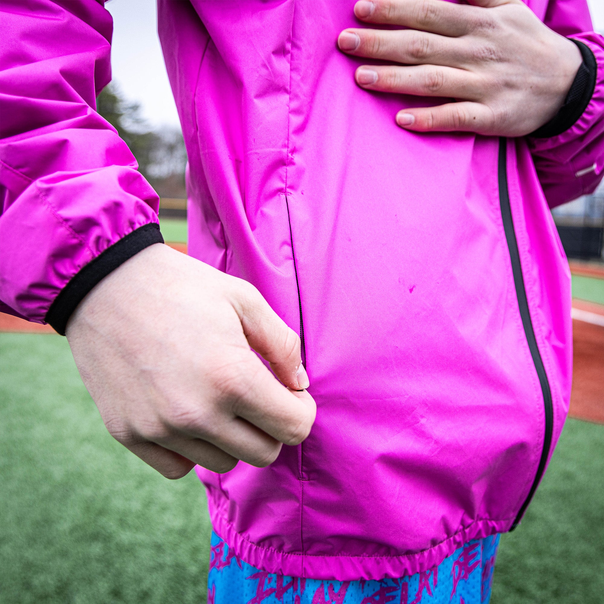Rain Delay Youth Jacket - Cotton Candy Pink - Image 7