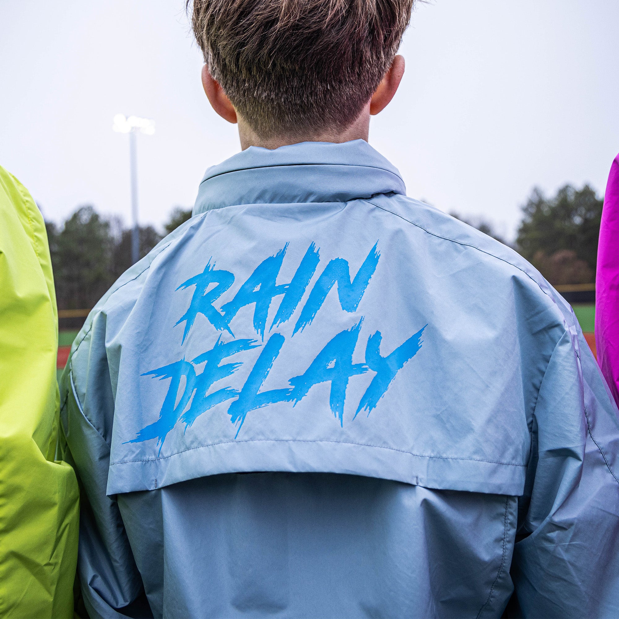 Rain Delay Youth Jacket - Gray - Image 5