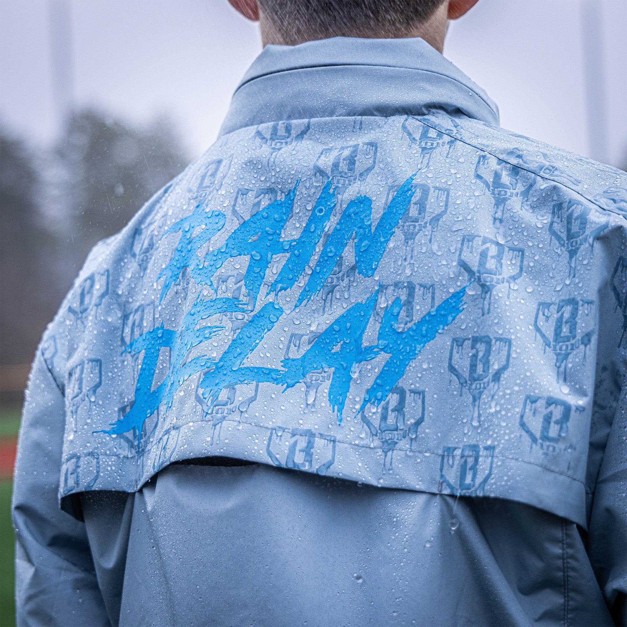 Rain Delay Youth Jacket - Gray - Image 8
