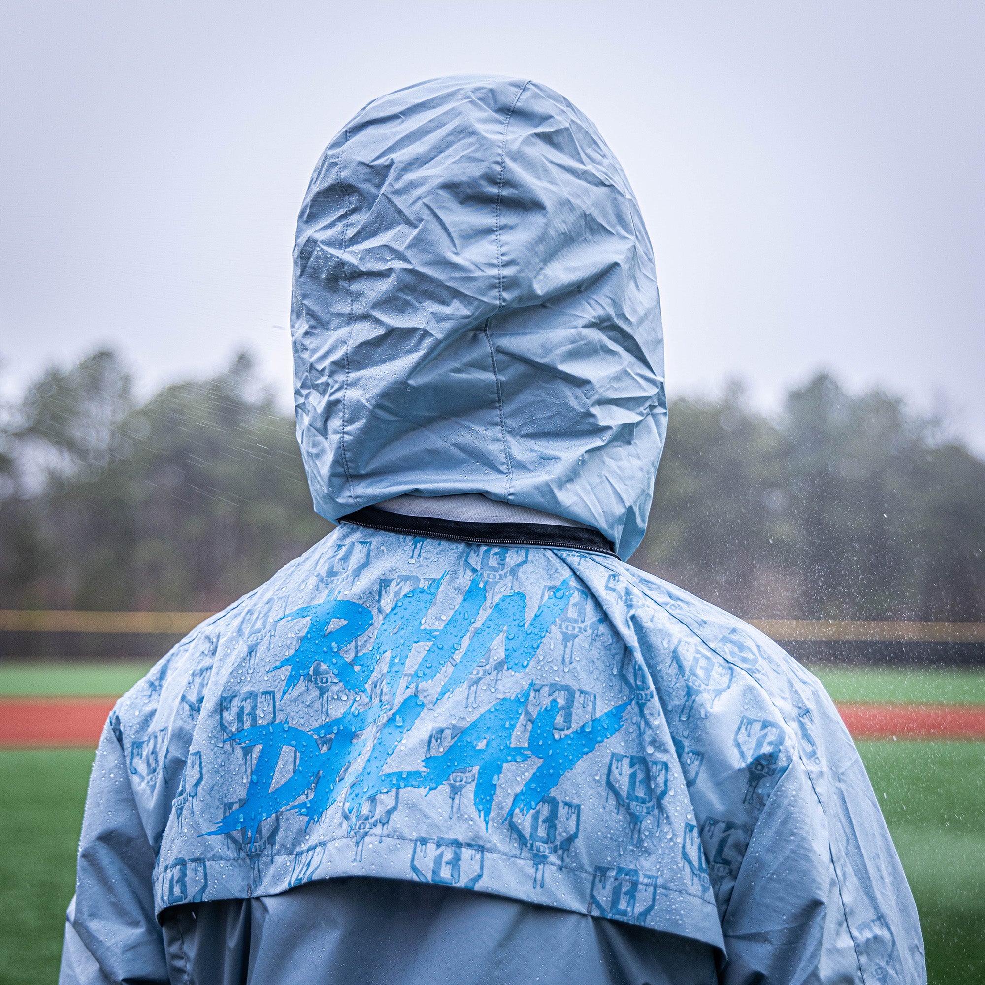 Rain Delay Youth Jacket - Gray - Image 6