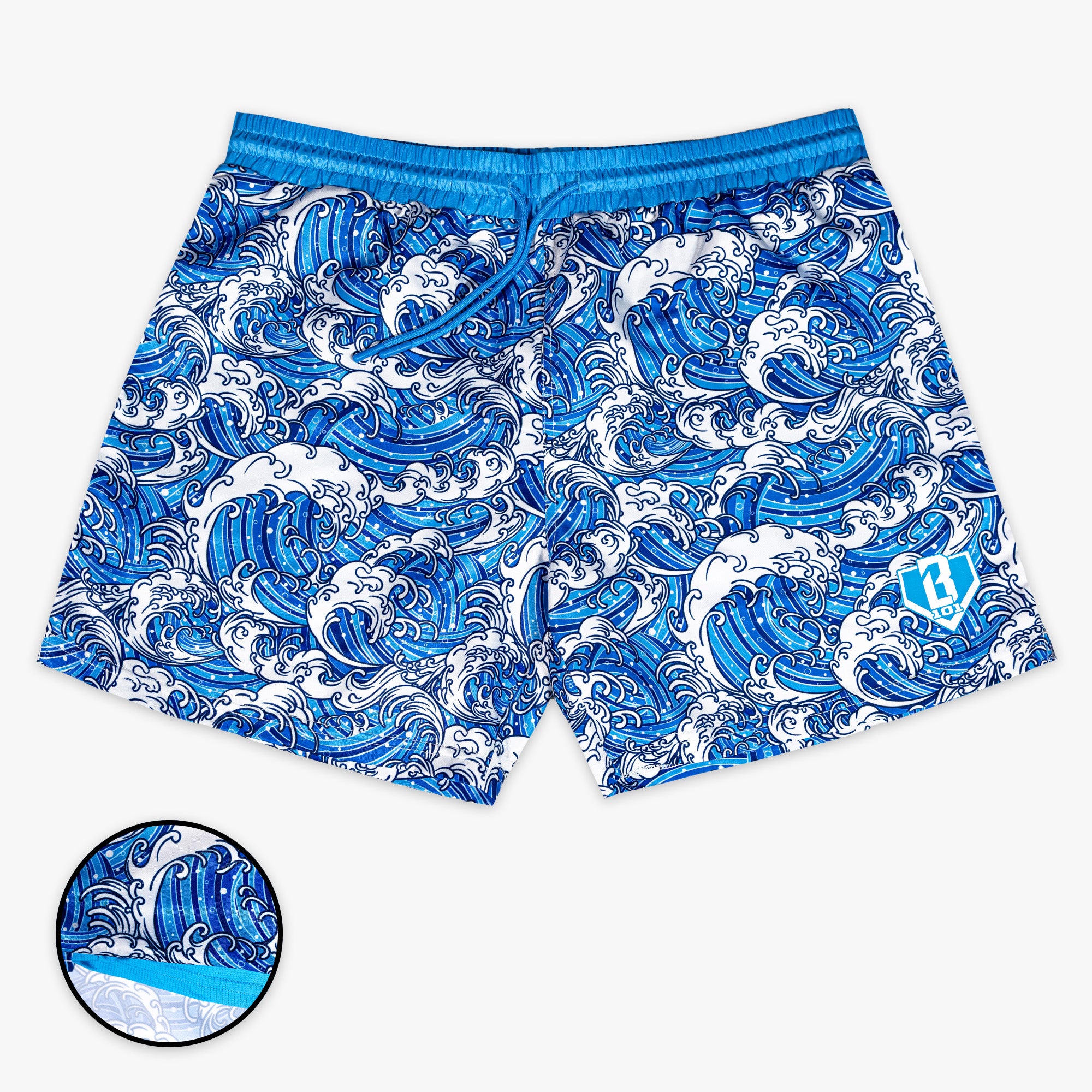 Wave Swim Trunks