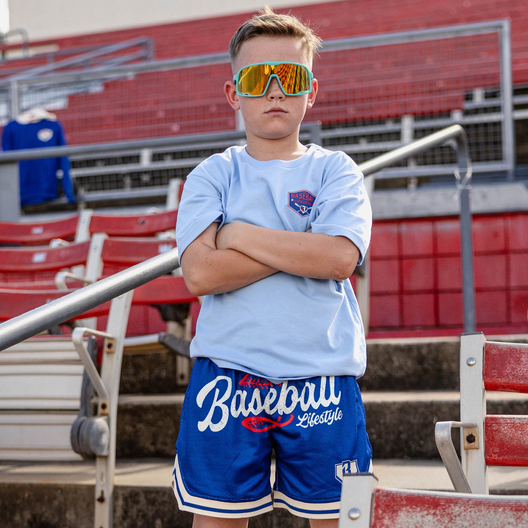Baseball Champions Youth Tee - Blue - Image 3