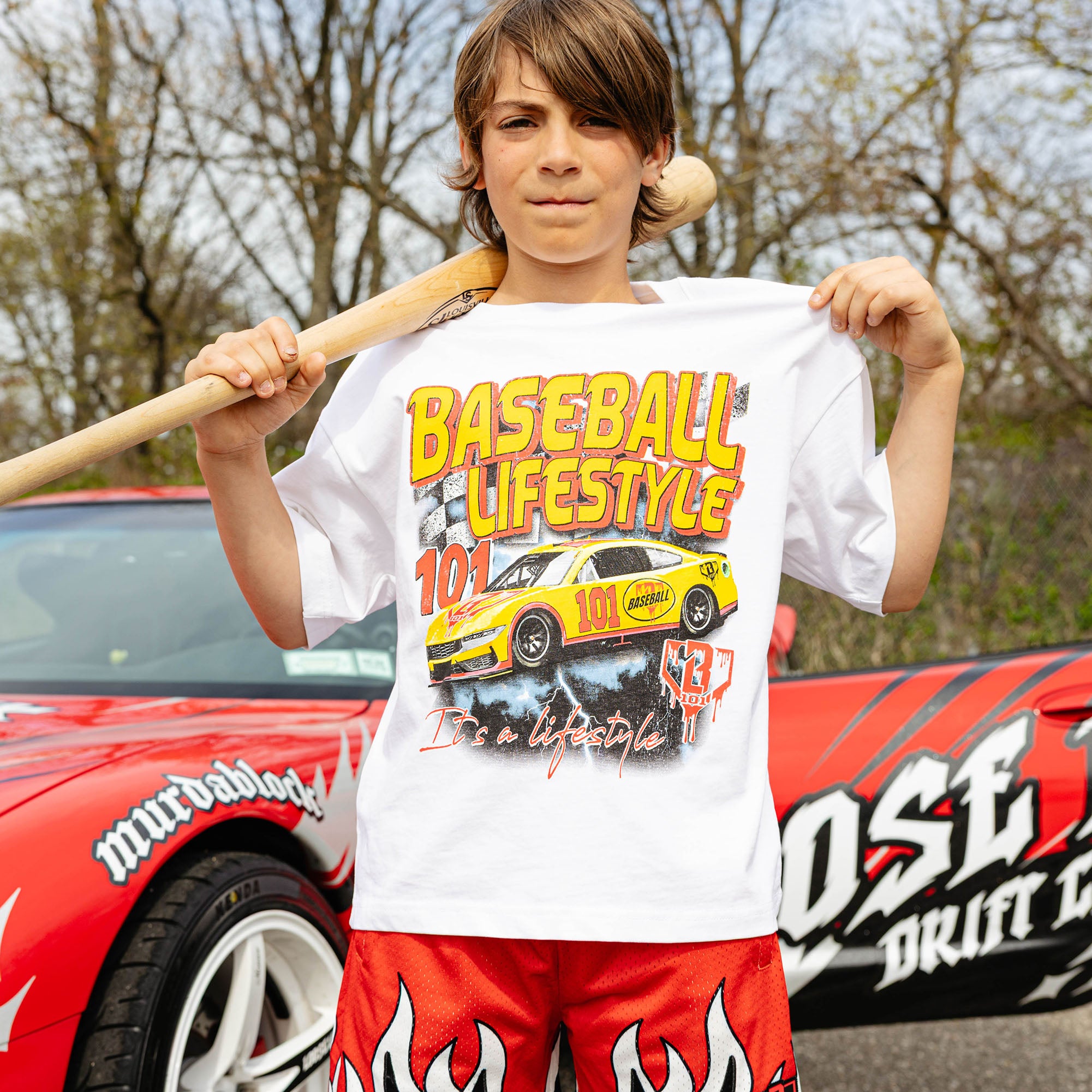 Diamond Drift Vintage Relaxed Youth Tee - Image 2